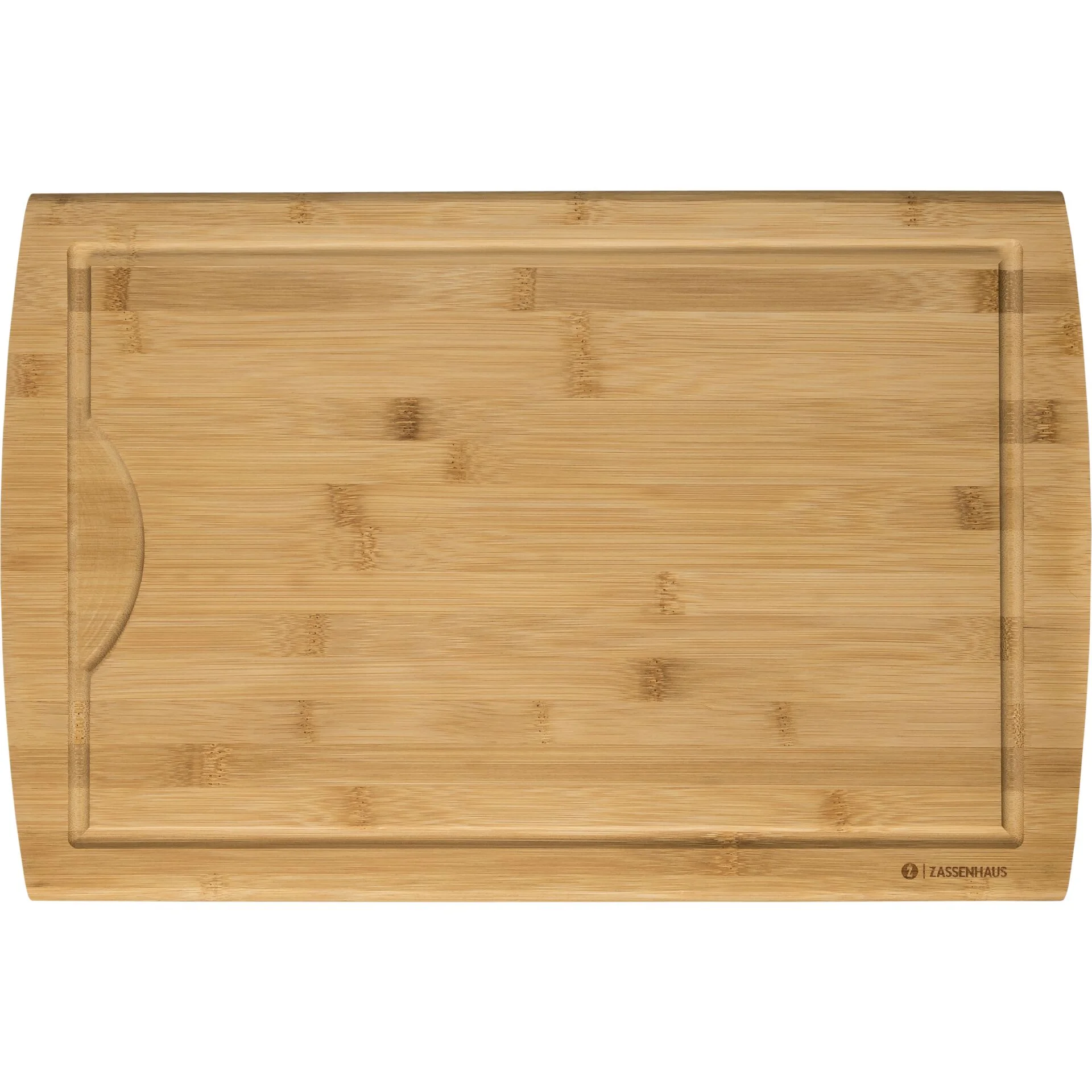 Zassenhaus Tranchierbrett Bambus 42x27 5x2cm Besteck & Aufbewahrung