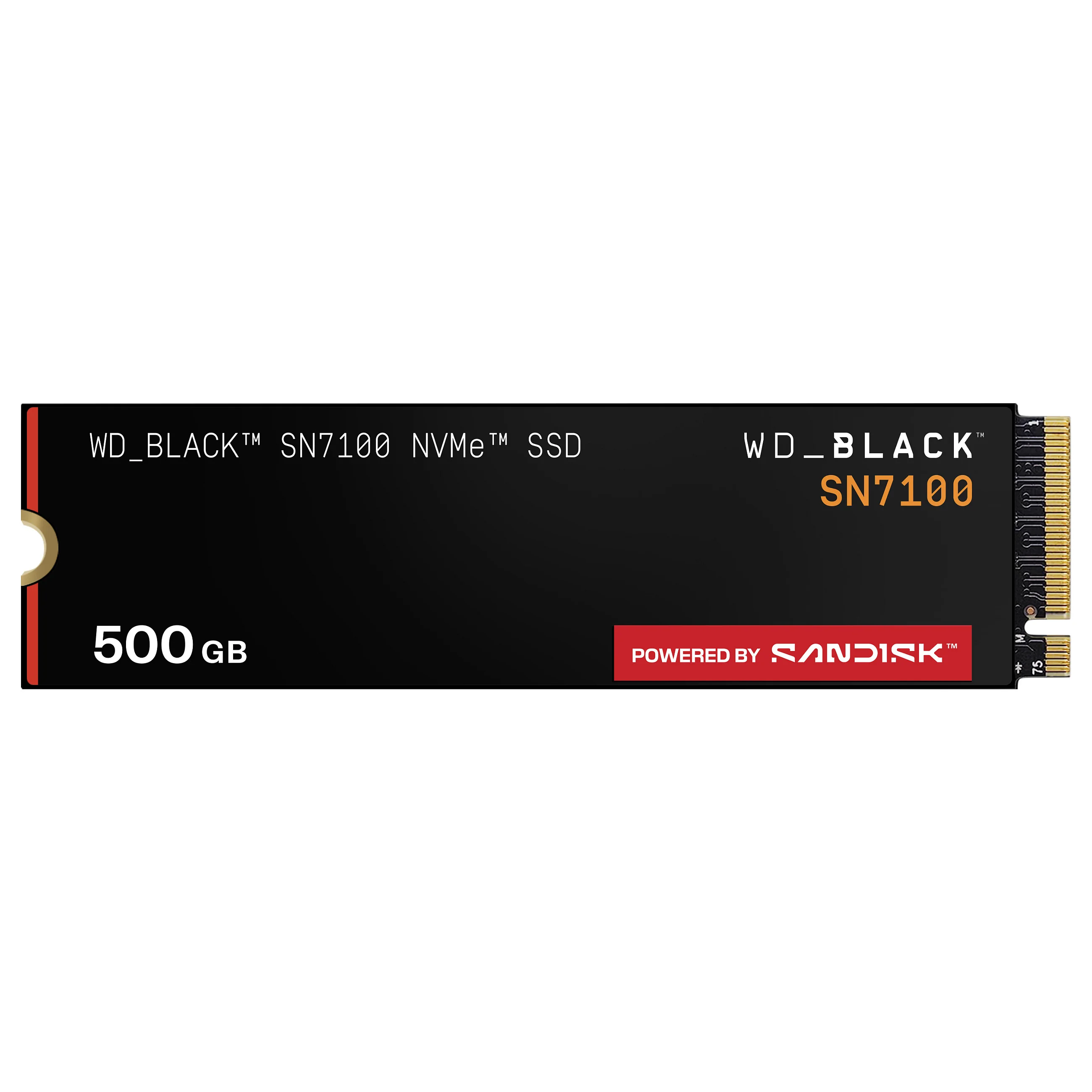 Western Digital M 2 WD Black SN7100 NVMe 500GB 2280 Speichermedien