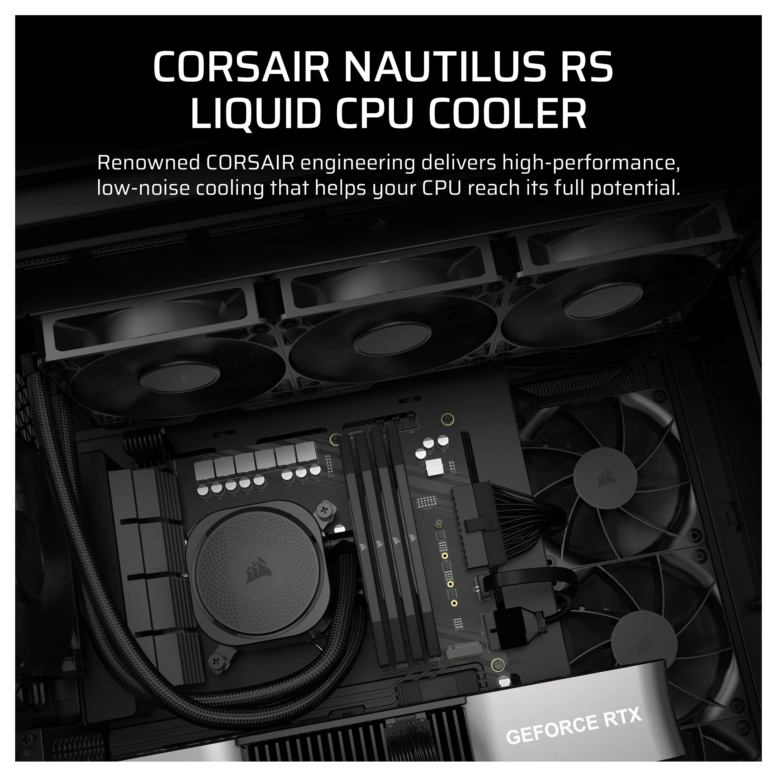 Corsair k  wak nautilus 360 rs  360mm radiator PC-Zubehoer