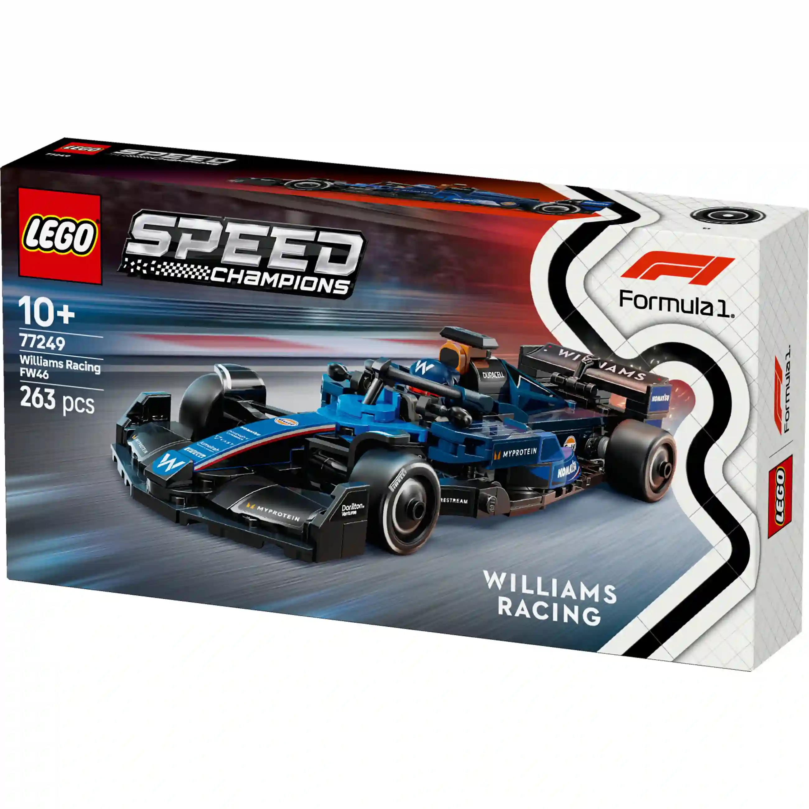 LEGO Speed Champions Williams Racing FW46 F1 Rennauto 77249 Spielwaren