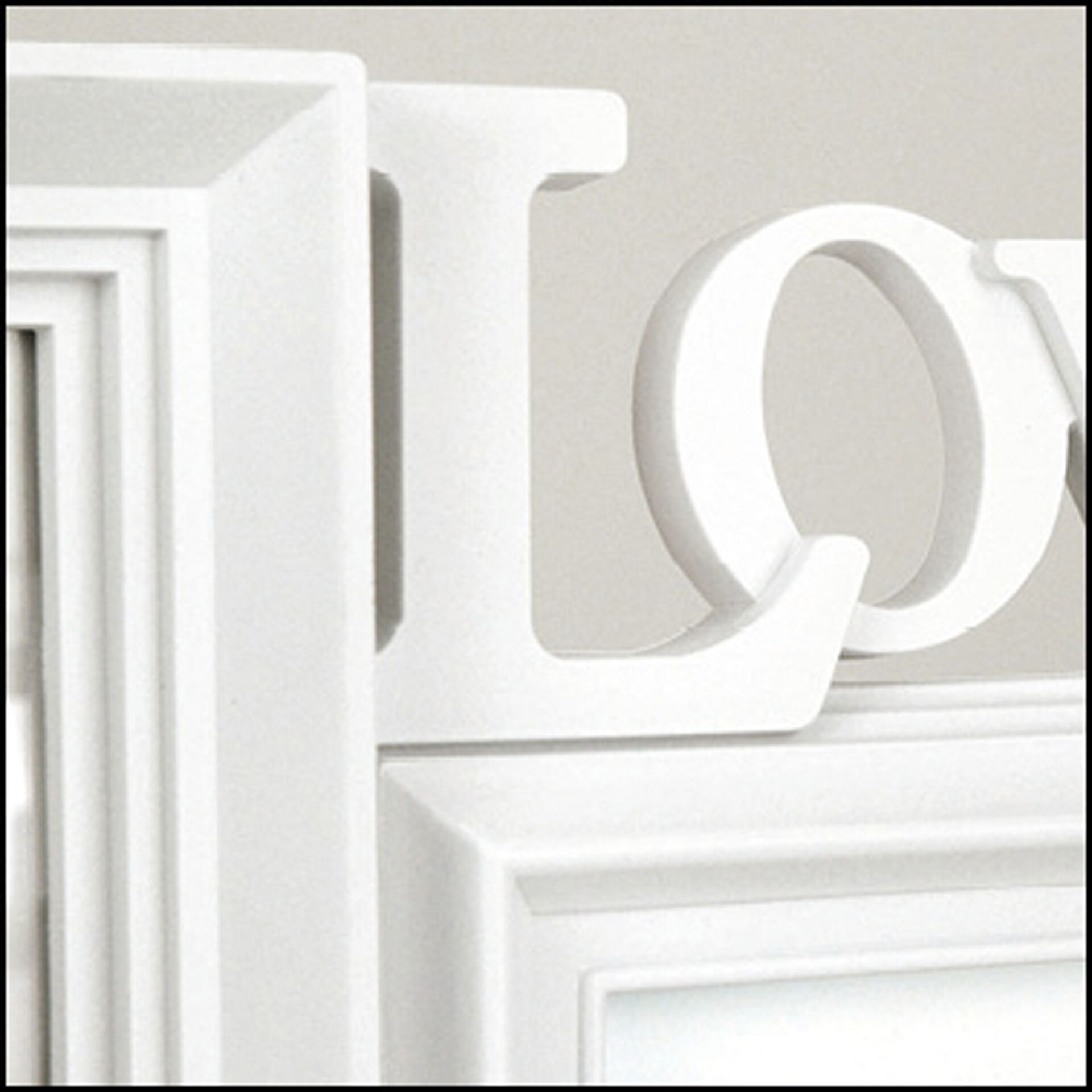 ZEP Caracas White 10x15 13x18 Kunststoff Portrait XB12W Bilderrahmen