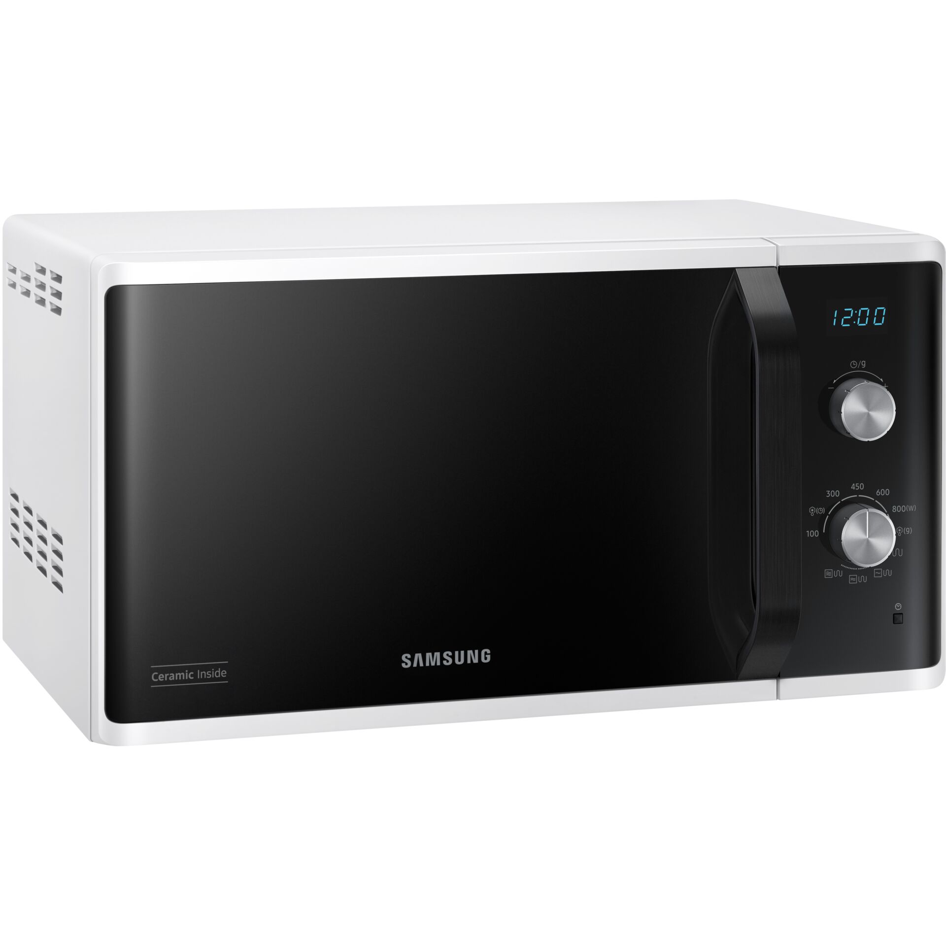 Samsung  hh mikrowelle grill 800w 23liter   mg23k3614aw eg  schwarz  Kuechenkleingeraete