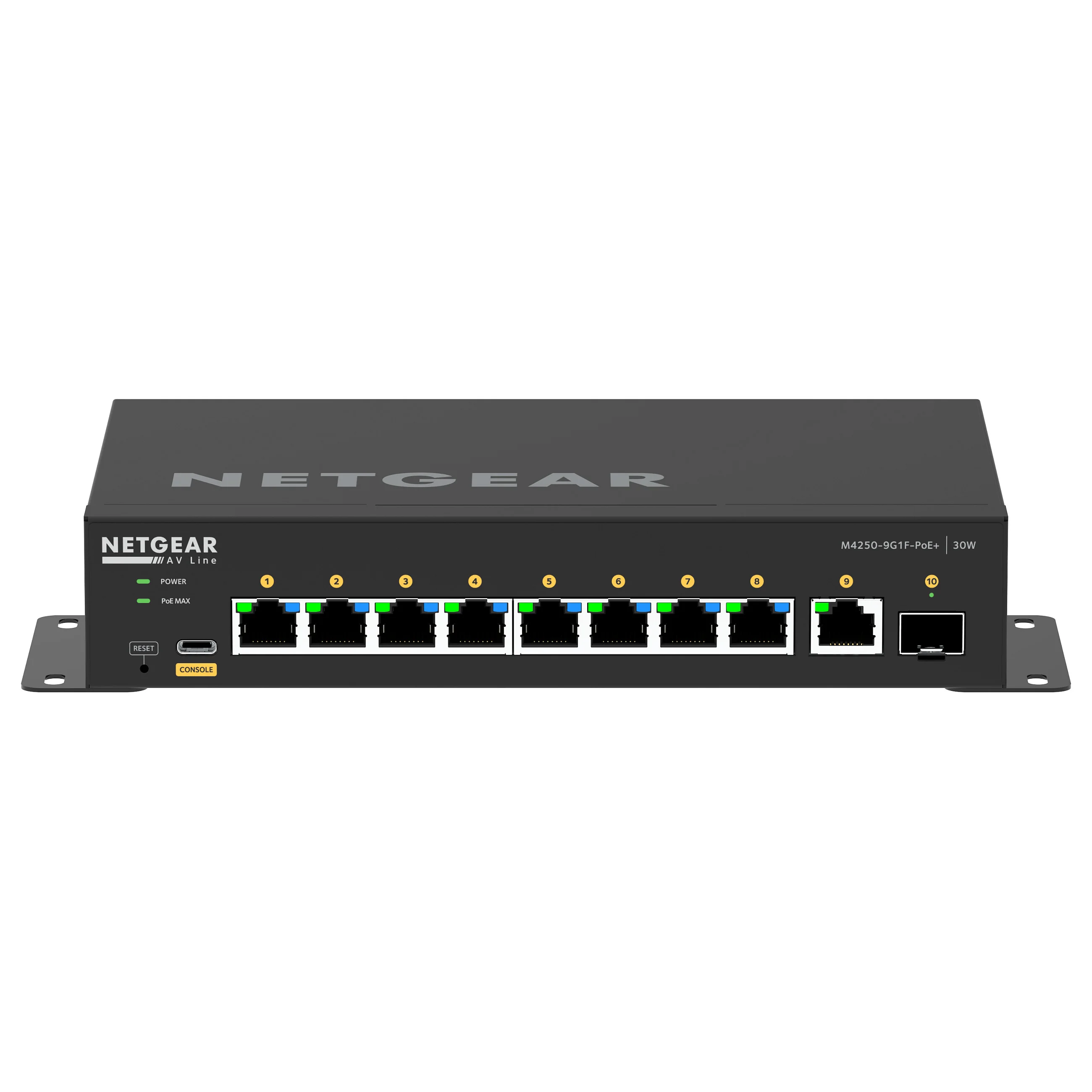 NETGEAR GSM4210PD 100EUS Netzwerk Switch Managed L2 L3 Gigabit Ethernet  10 100 1000  Power over Ethernet  PoE  Schwarz Switches