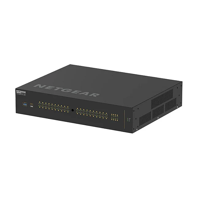 NETGEAR GSM4248UX Managed L2 L3 Gigabit Ethernet  10 100 1000  Power over Ethernet  PoE  2U Schwarz Switches