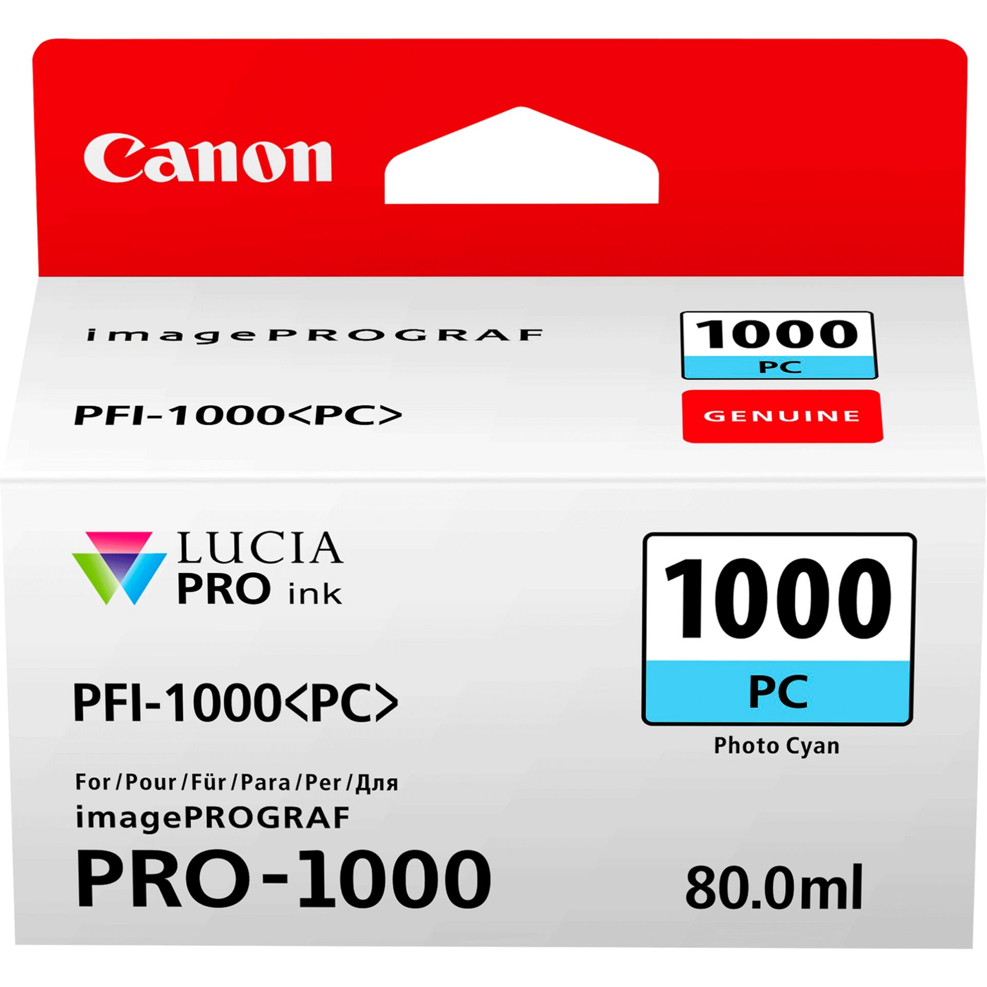 Canon PFI 1000PC Tinte Foto Cyan Drucker & Scanner