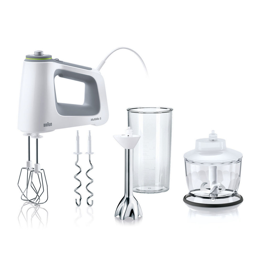 Braun Handmixer Set MultiMix 5 HM 5137WH Kuechenkleingeraete