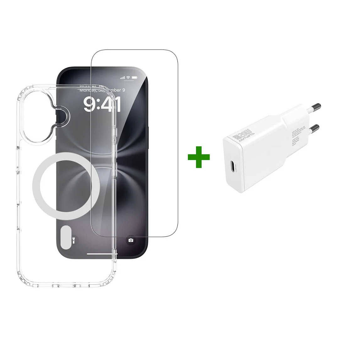 4SMARTS 3in1 Premium Starter Set fr Apple iPhone 17 Notebook & Tablet Zubehoer