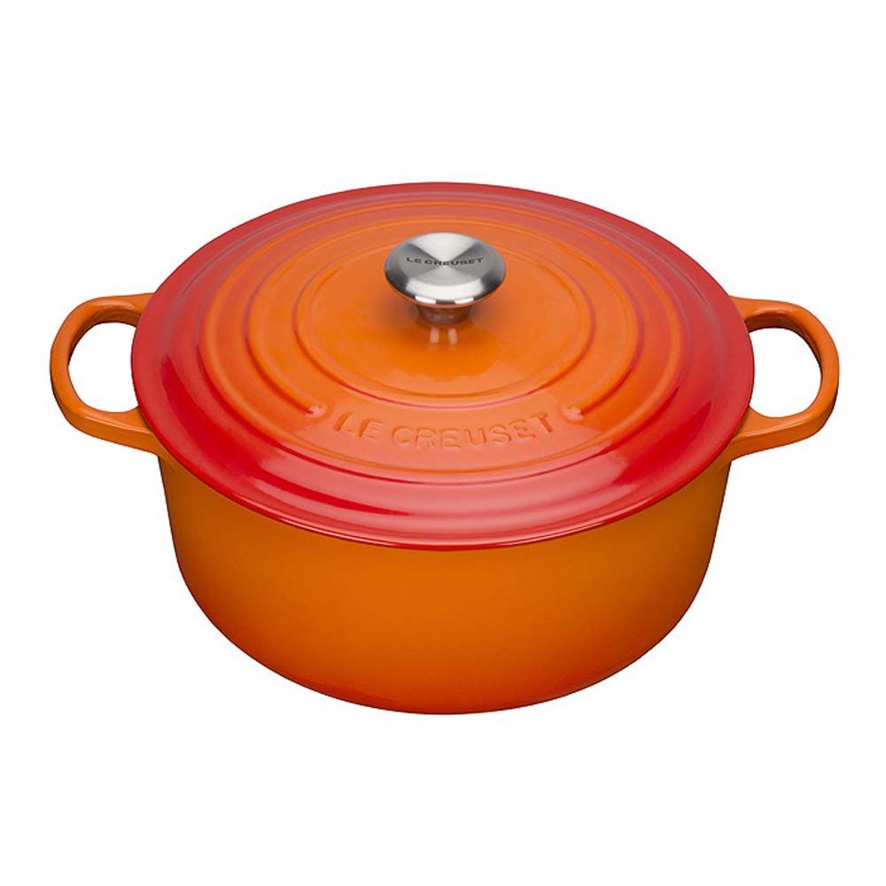 Le Creuset Braeter Signature  rund  18 cm  Ofenrot Pfannen & Toepfe