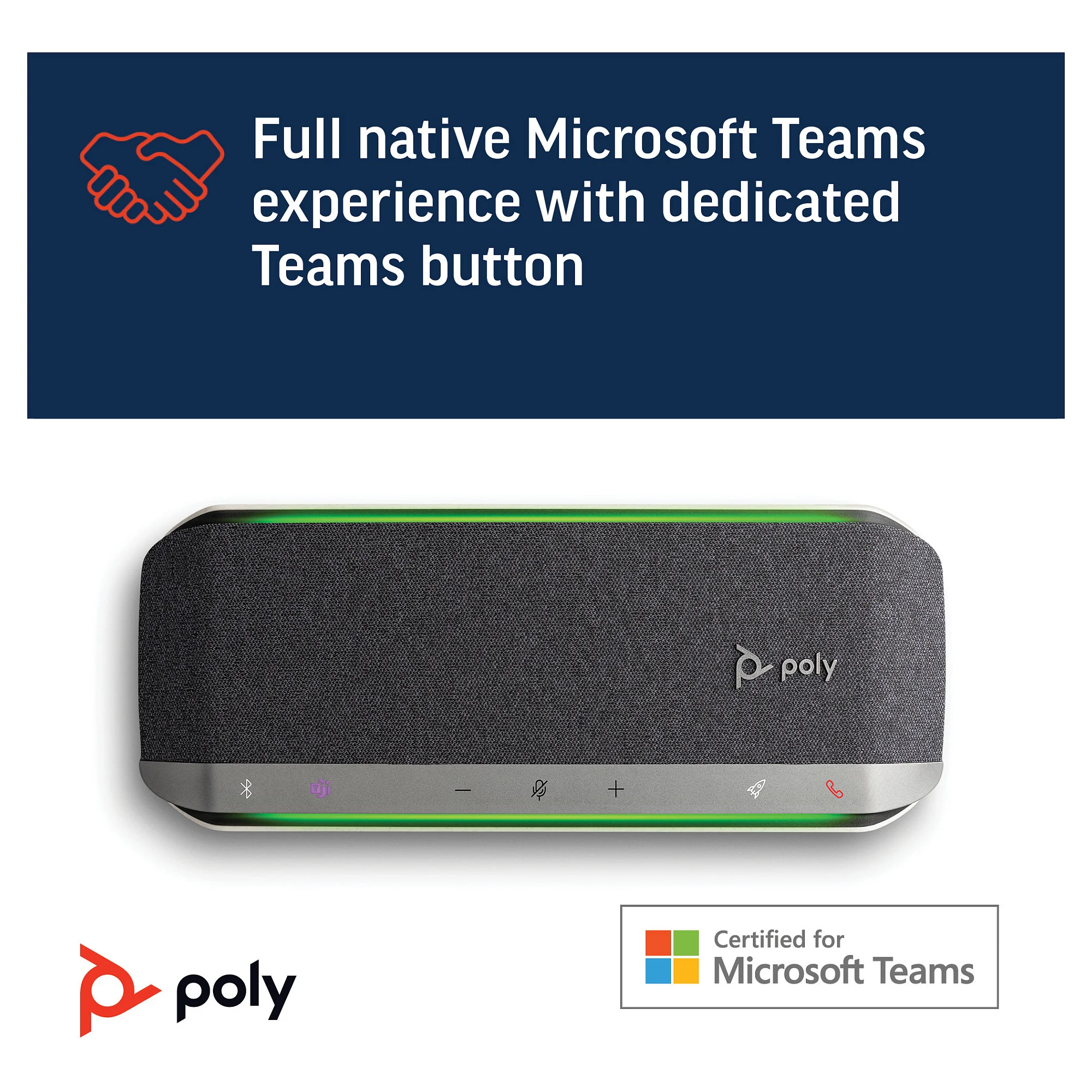 HP Poly Sync 40 M Microsoft Teams zertifizierte USB A USB C Freisprecheinrichtung PC-Zubehoer