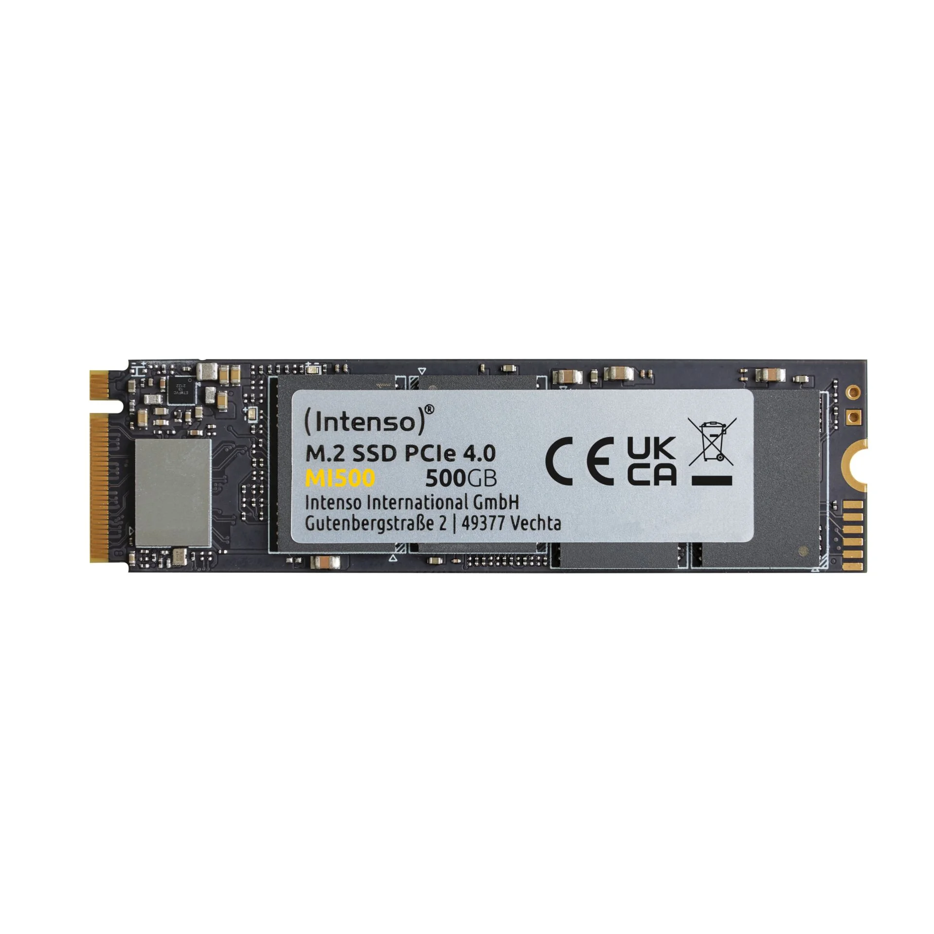 Intenso M 2 SSD MI500 500GB PCIe NVMe Gen 4x4 Speichermedien