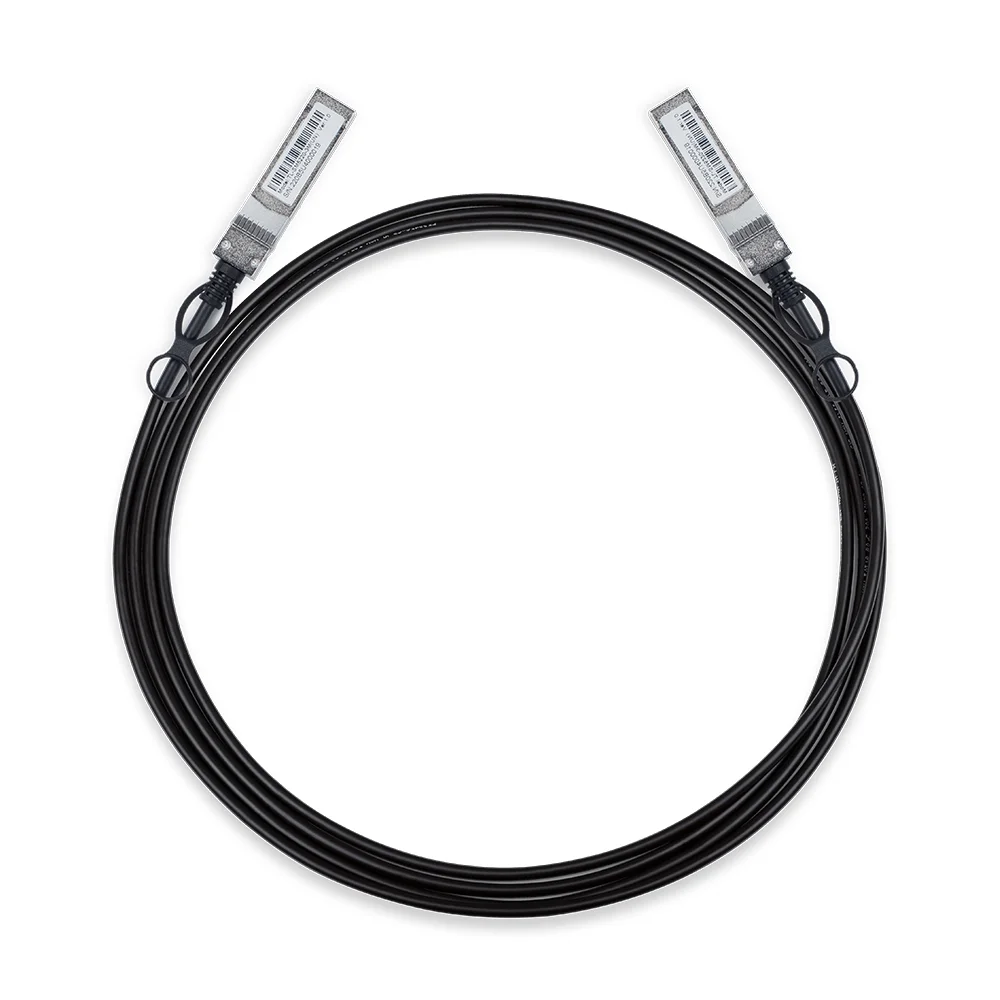 TP Link 3m Direct Attach SFP  Kabel fuer 10 Gigabit Verbindungen Netzwerk-Kabel