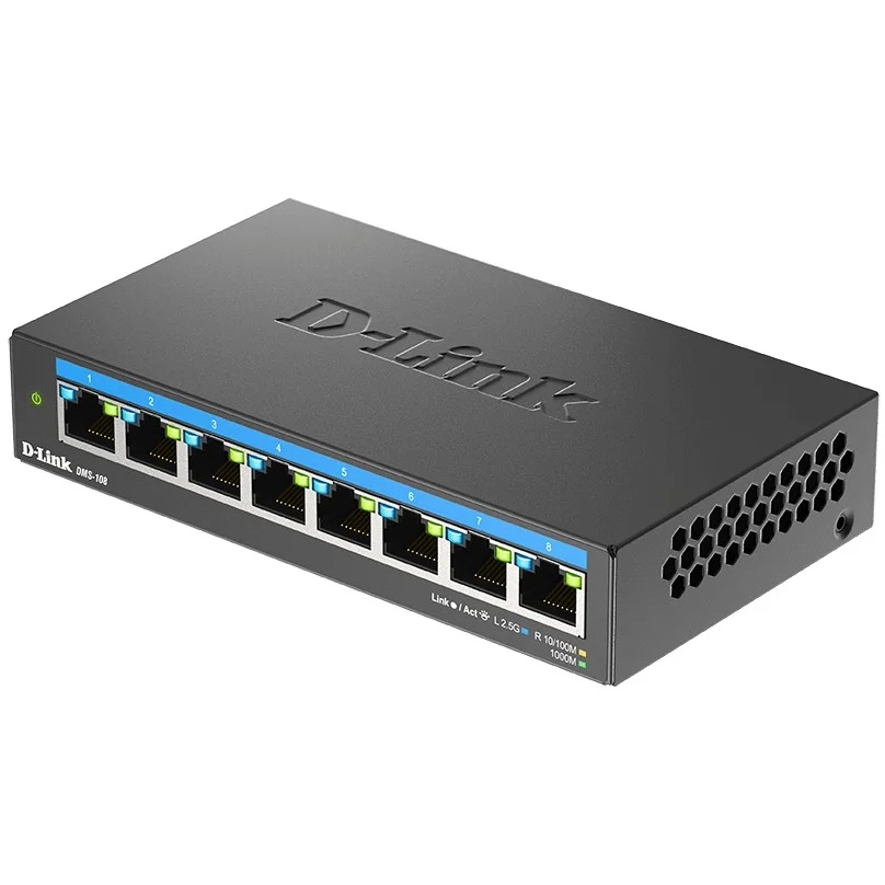 D Link 8 Port 2 5G Multi Gigabit Desktop Switch Netzwerk
