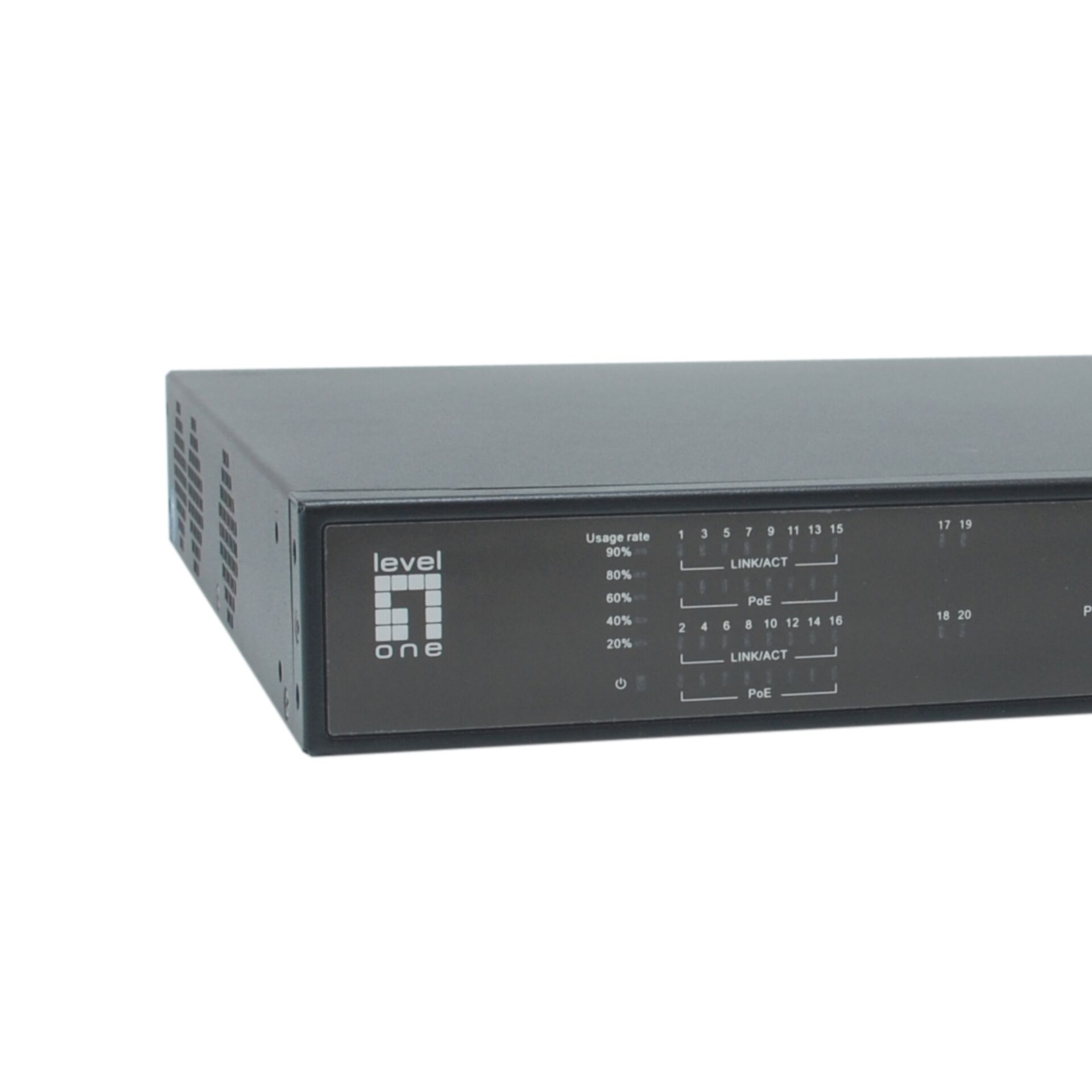 LevelOne FGP 2031 Netzwerk Switch Unmanaged Fast Ethernet  10 100  Power over Ethernet  PoE  1U Schwarz Switches