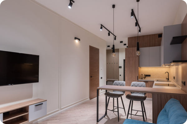 Dekorative Lampe im stilvollen Design.