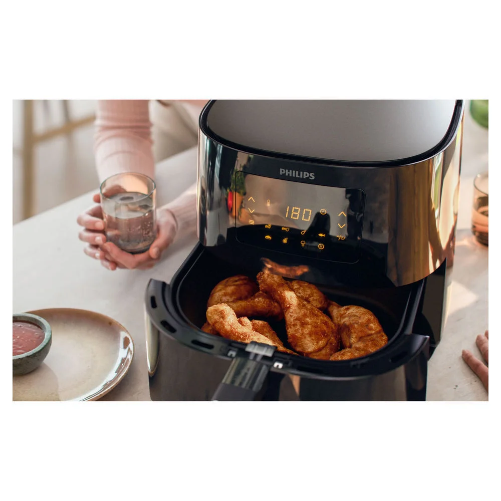 Philips Airfryer Essential XL HD9270 70  schwarz silber Kuechenkleingeraete