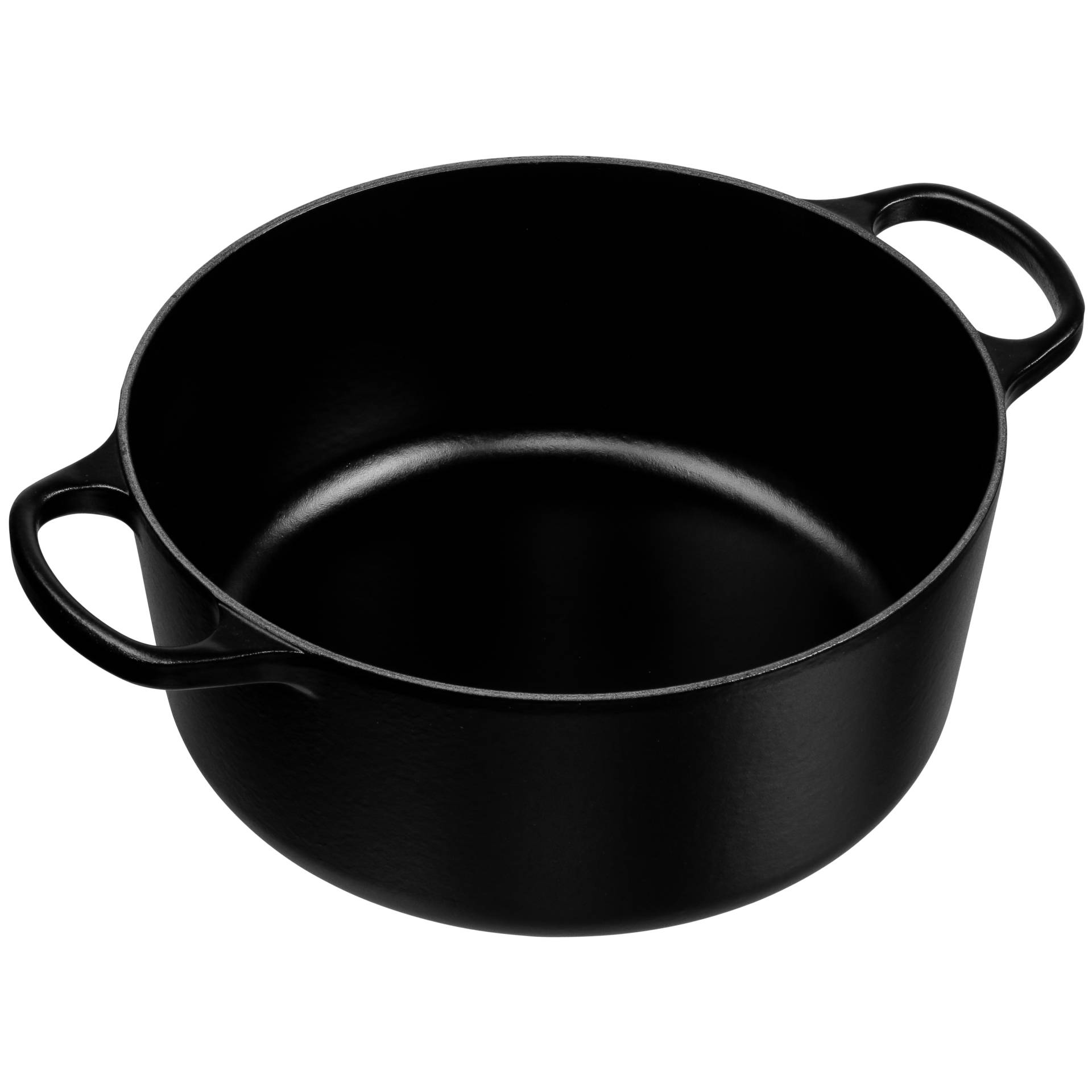 Le Creuset Signature Braeter rund 28 cm schwarz Kuechenkleingeraete