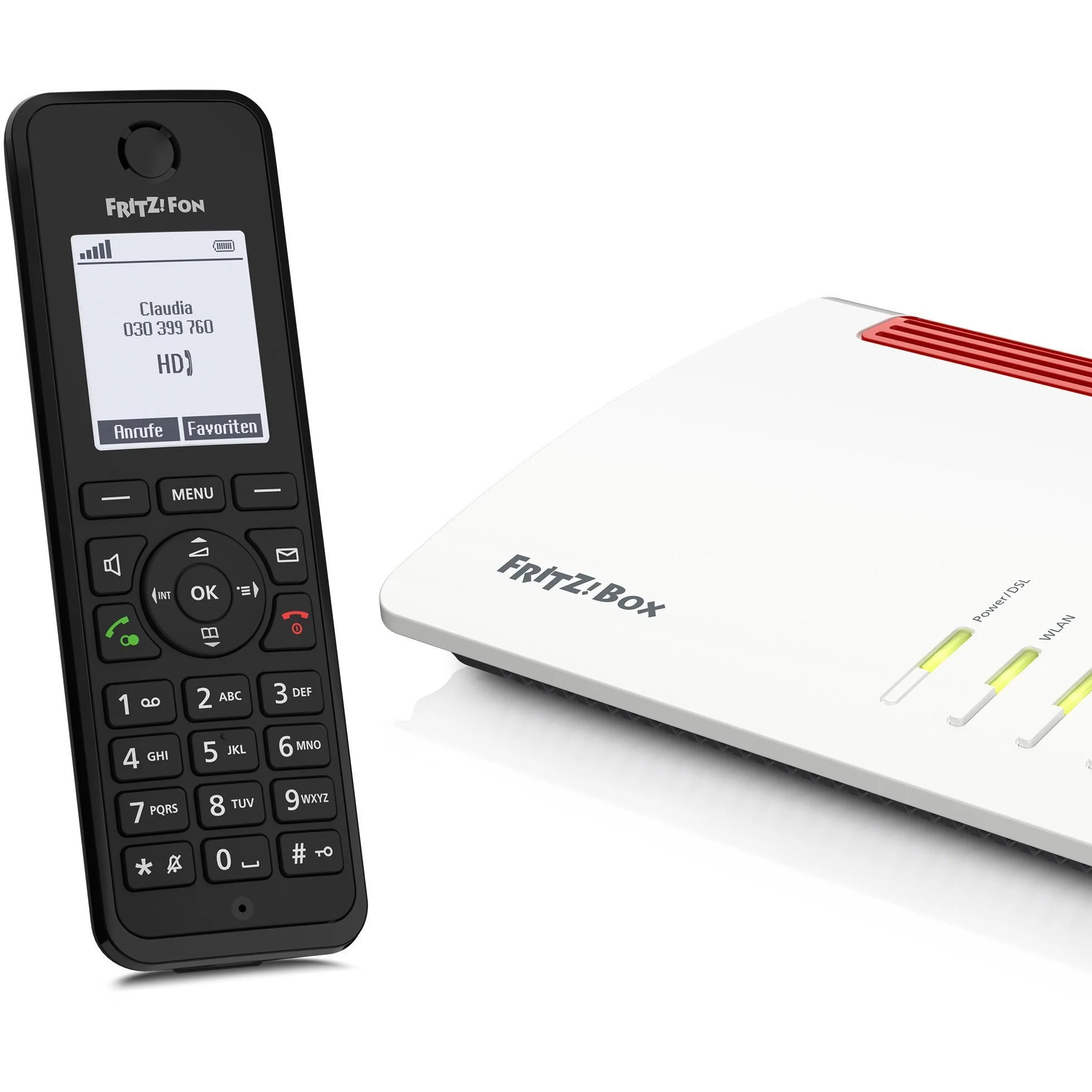 Fon M3 DECT Telefon Anrufer Identifikation Schwarz