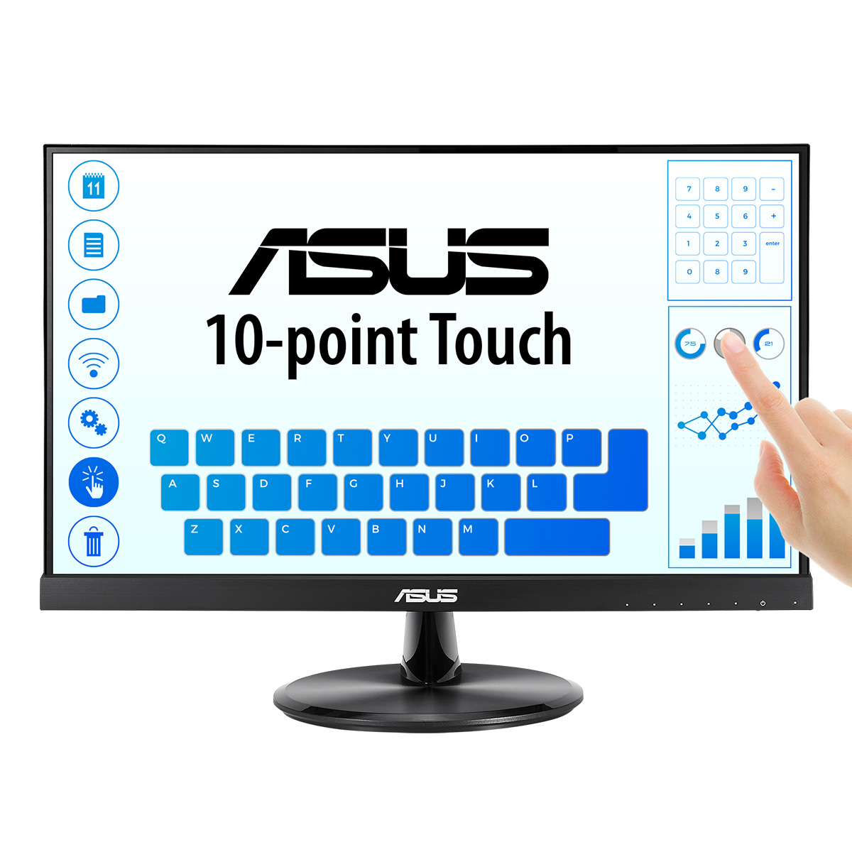 ASUS Touch VT229H 54 6cm  16 9  FHD HDMI Monitore