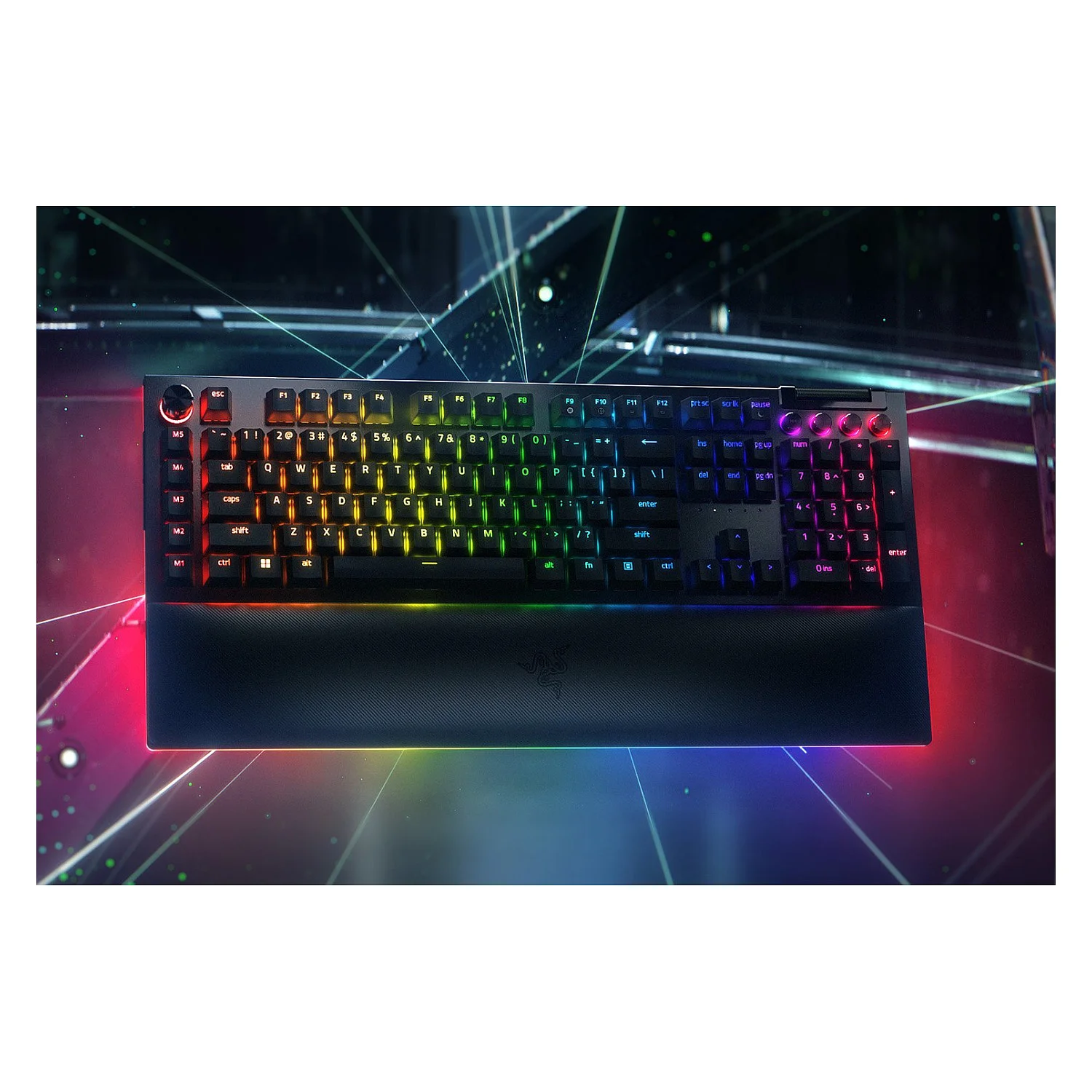 Razer BlackWidow V4 Pro Green Switch Tastatur Tastaturen & Maeuse