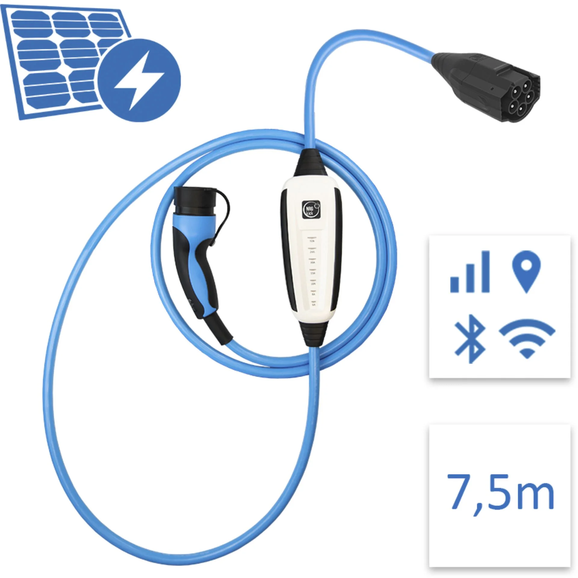 NRGkick 32A Pure fuer PV Nutzer GSM GPS SIM 7 5m WLAN Werkzeug-Akkus