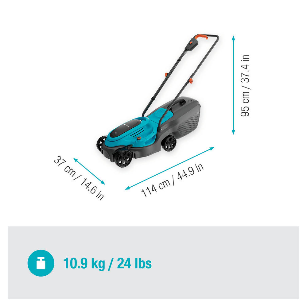 GARDENA Akku Rasenmaeher EasyMax 32 18V P4A Solo 14634 55 Gartenmaschinen