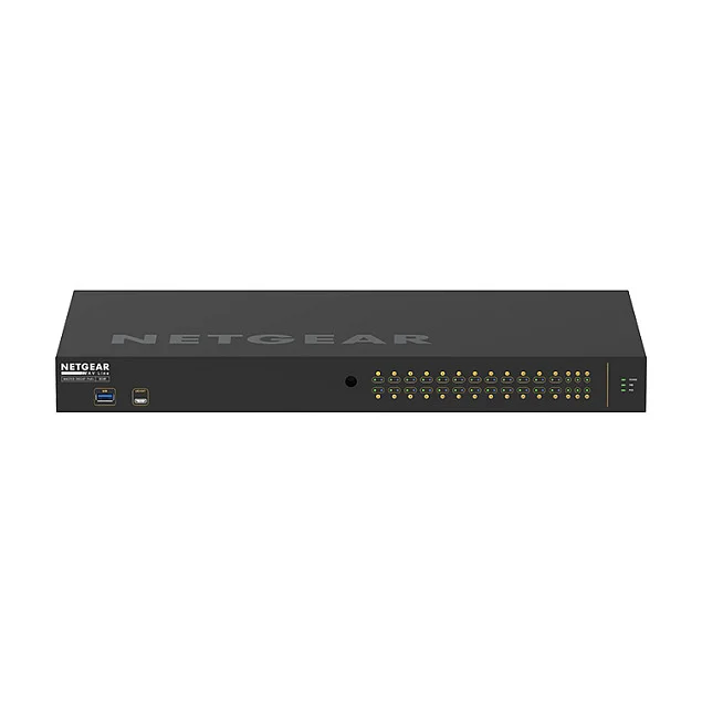 NETGEAR GSM4230P Managed L2 L3 Gigabit Ethernet  10 100 1000  Power over Ethernet  PoE  1U Schwarz Switches