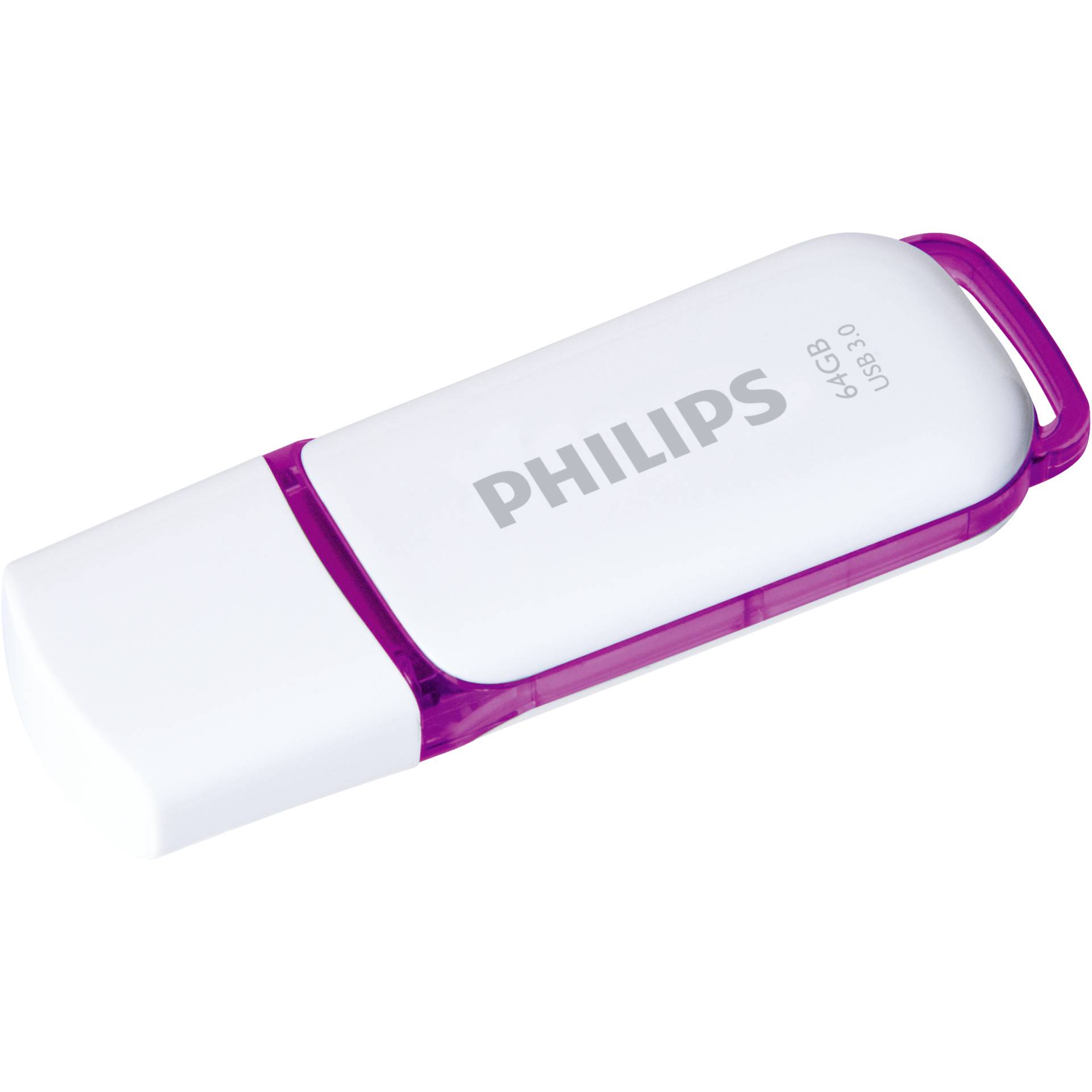 Philips FM64FD75B USB Stick 64 GB USB Typ A 3 2 Gen 1  3 1 Gen 1  Violett  Weiss Speichermedien