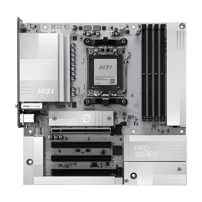 MSI AM5 PRO B850M A WIFI PZ M ATX AMD B850 Sockel AM5 micro ATX PC-Zubehoer