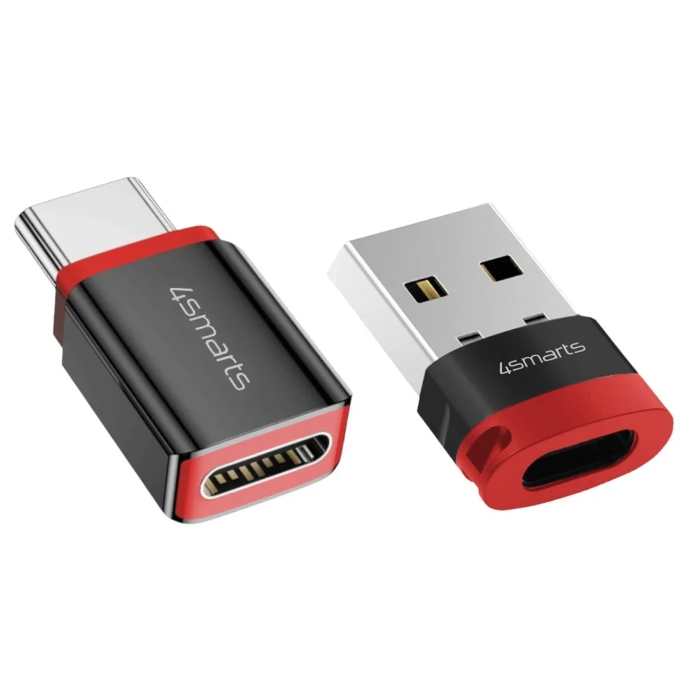 4SMARTS USB C auf USB A USB C Datenblocker Adapter Akkus Powerbanks & Kabel
