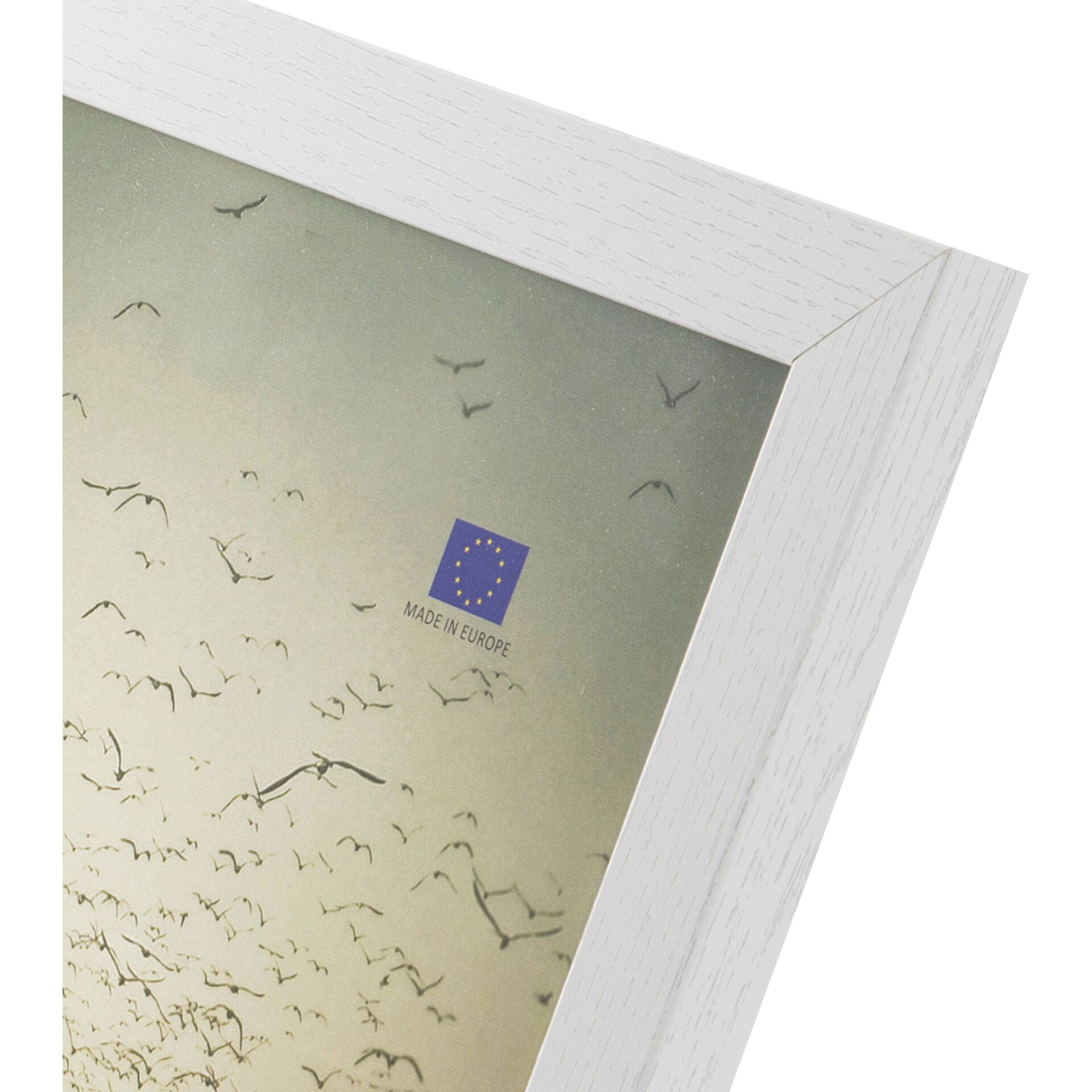 Goldbuch Tallinn weiss DIN A4 Holzrahmen Portrait 920396 Bilderrahmen