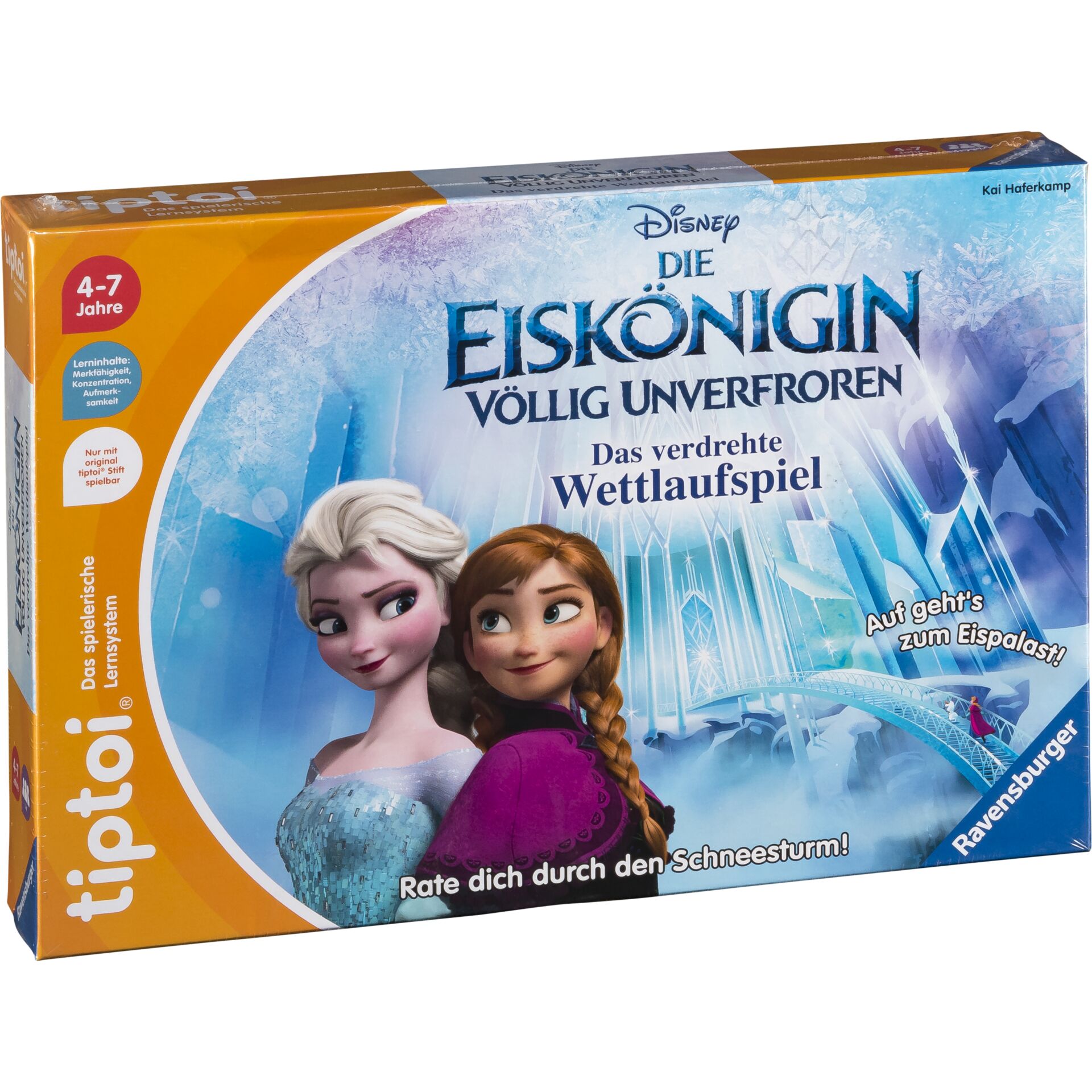 Ravensburger tiptoi Eiskoenigin D v Wettlaufspiel  ohne Stift  Elektronikspielzeug