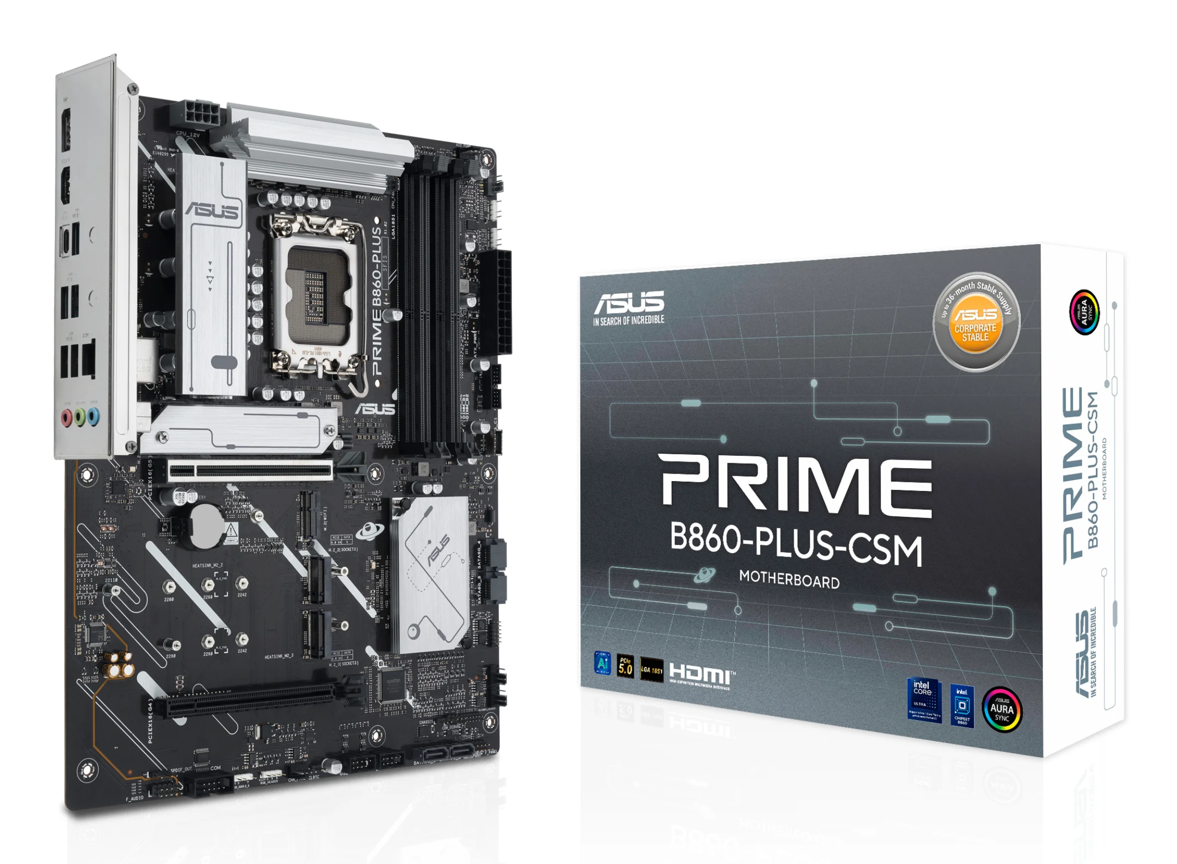 ASUS PRIME B860 PLUS CSM Intel B860 LGA 1851  Socket V1  ATX PC-Zubehoer
