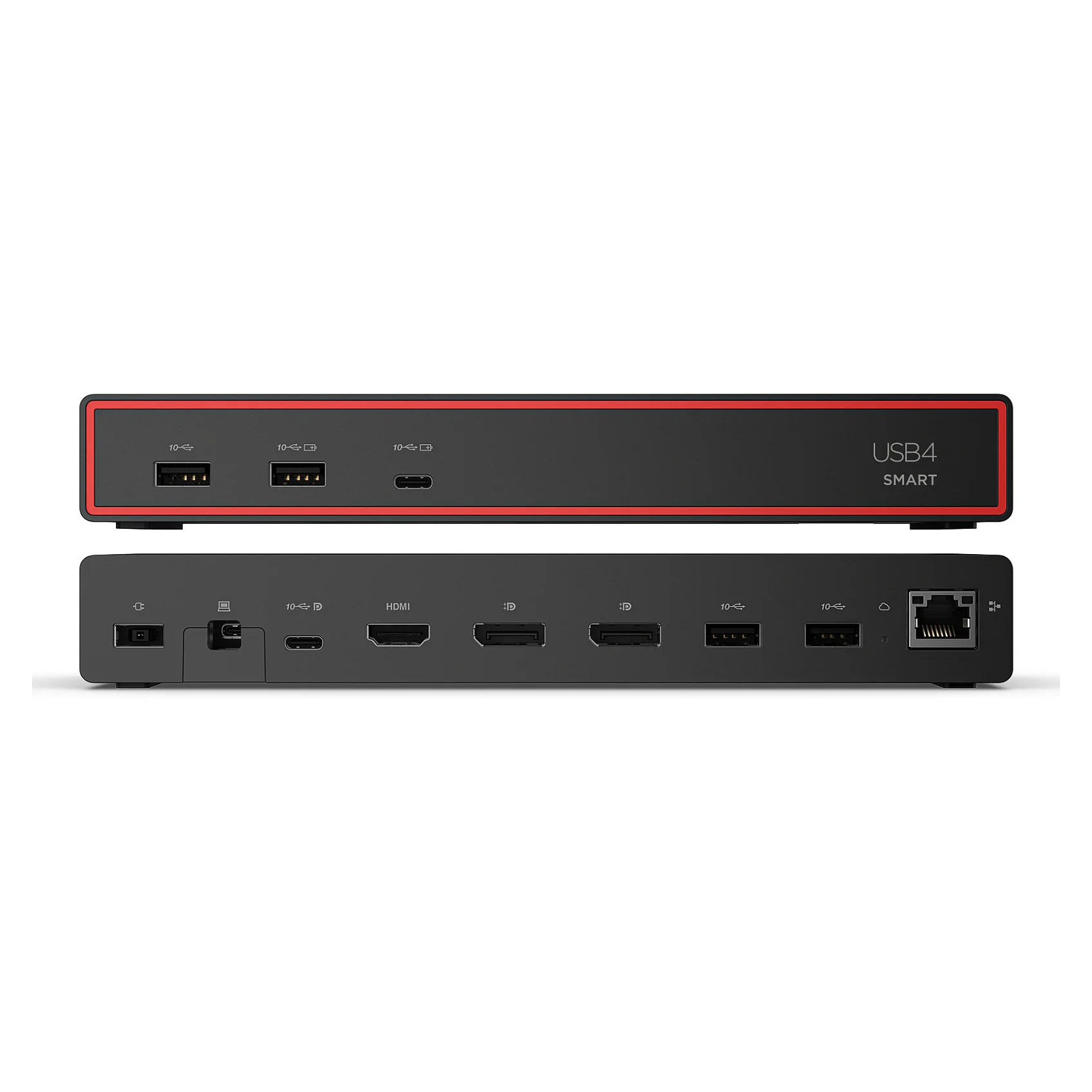 Lenovo ThinkPad USB4 Smart Dock 5500 with 135W Adapter Kabelgebunden Schwarz Notebook & Tablet Zubehoer