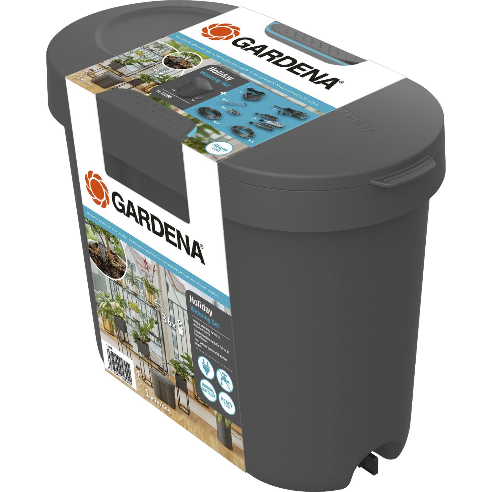 GARDENA Urlaubsbewaesserungs Set inkl Wassertank 13366 20 Maschinen & Werkzeuge