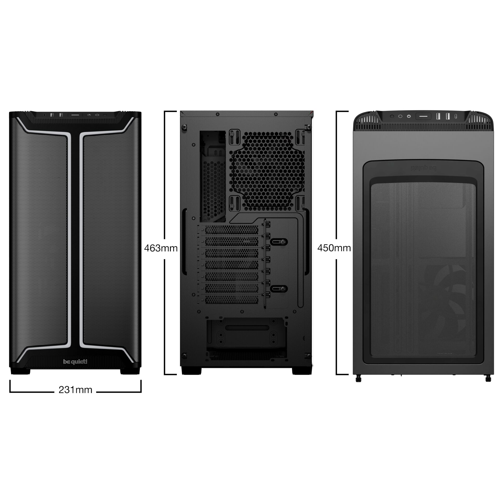 be quiet  Pure Base 501 DX Black Midi Tower Schwarz PC-Komponenten