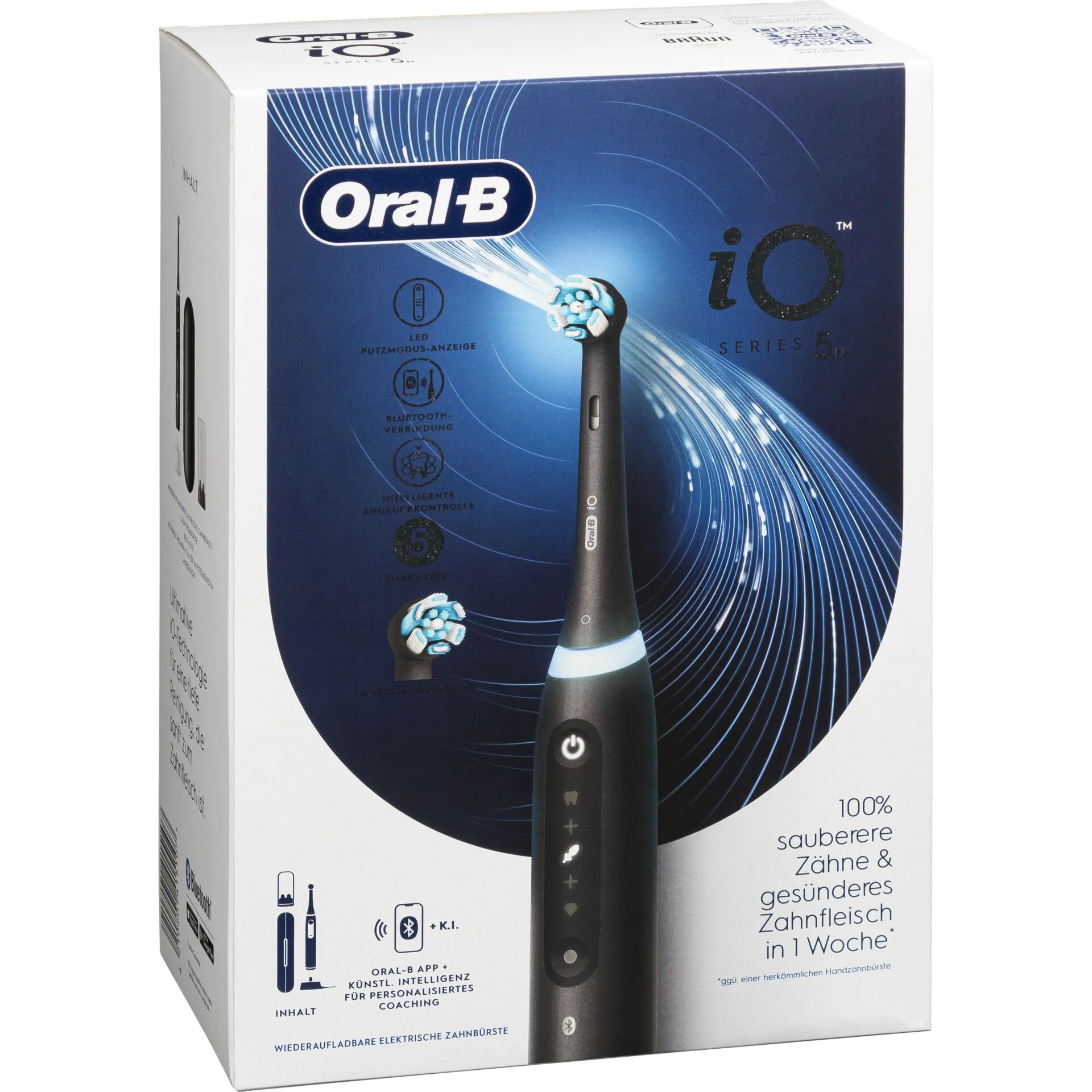 Oral B iO Series 5 Matt Black Zahnpflege