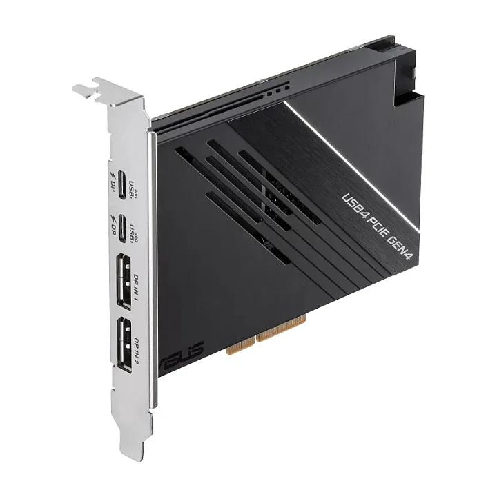 ASUS USB4 PCIe Gen4 Card Schnittstellenkarte Adapter Eingebaut DisplayPort  USB Typ C PC-Komponenten