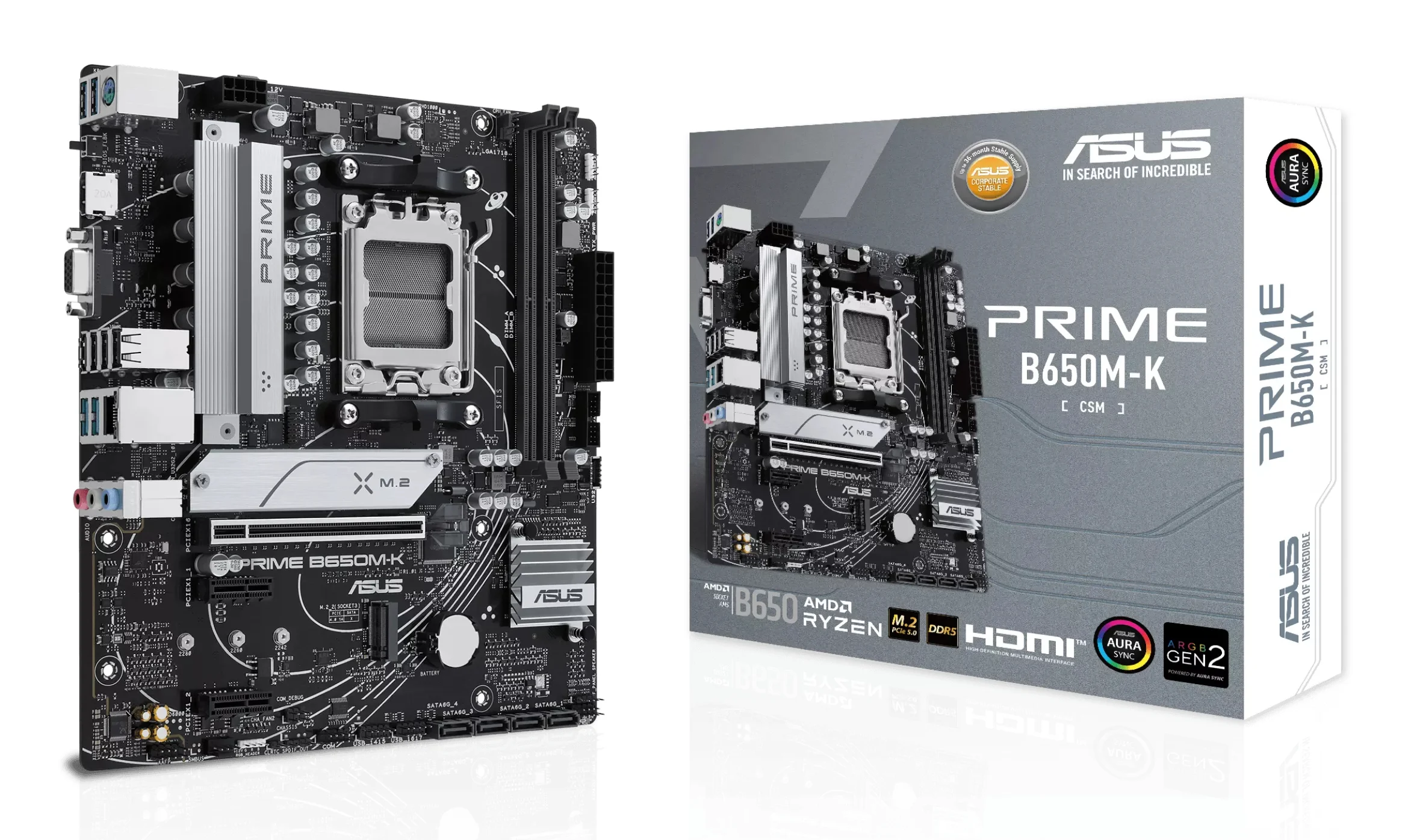 ASUS PRIME B650M K AMD B650 Sockel AM5 micro ATX PC-Zubehoer