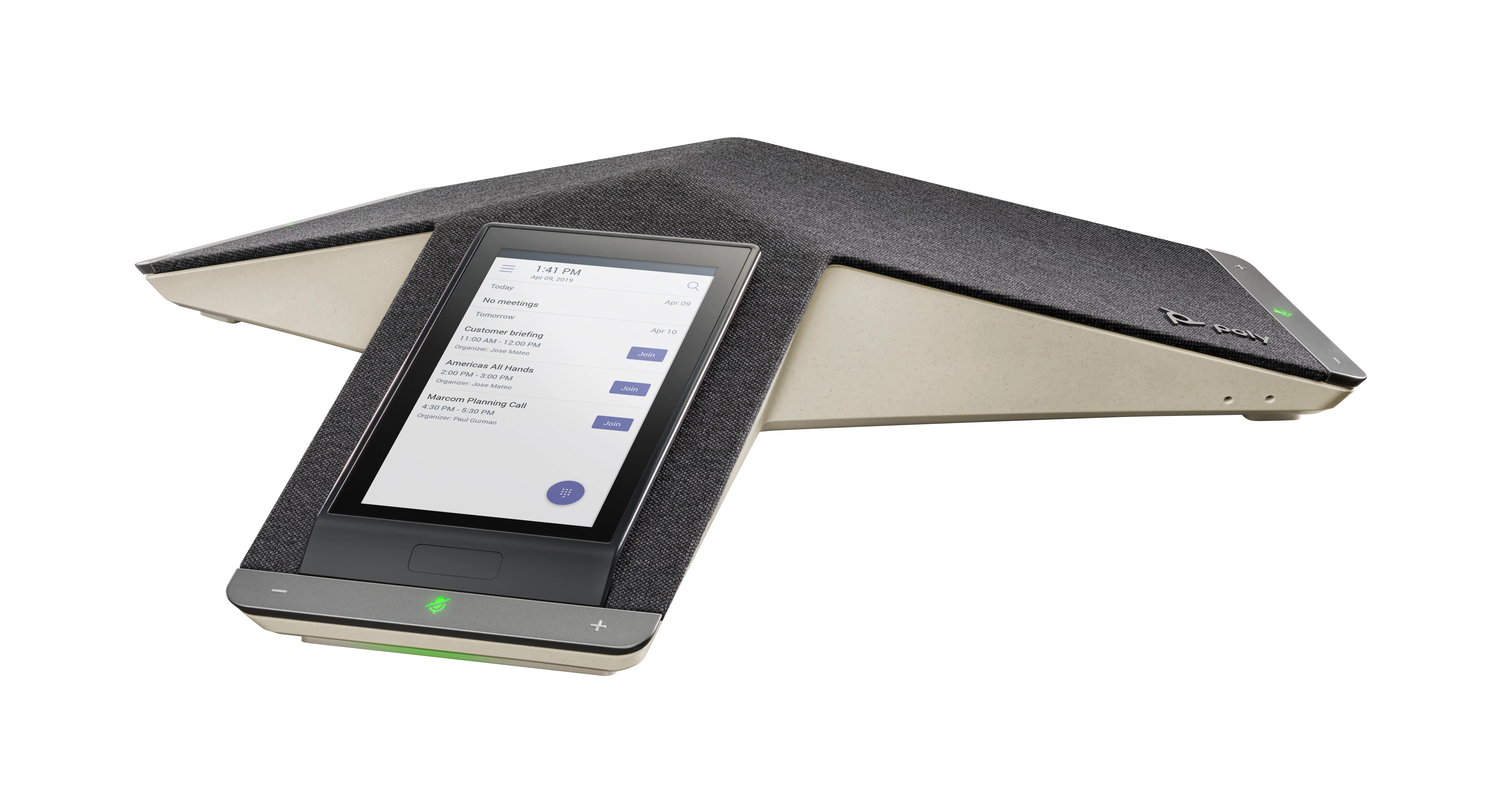 HP Poly Trio C60 IP Konferenztelefon fuer Microsoft Teams Voll Funk  und PoE faehig PC-Zubehoer