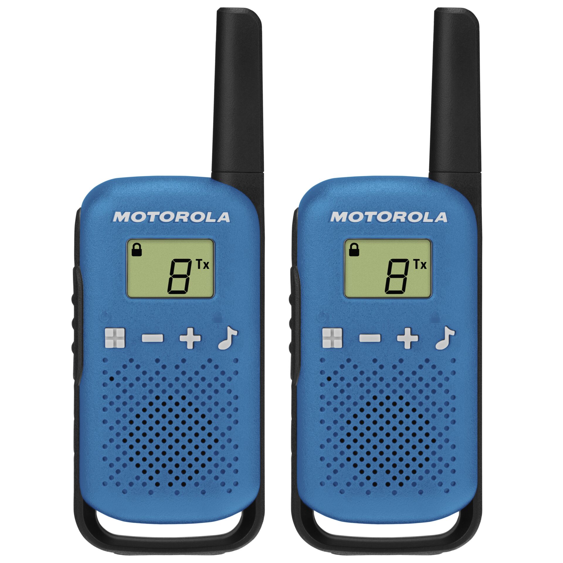 Motorola TALKABOUT T42 Funksprechgeraet 16 Kanaele Schwarz  Blau PC-Zubehoer