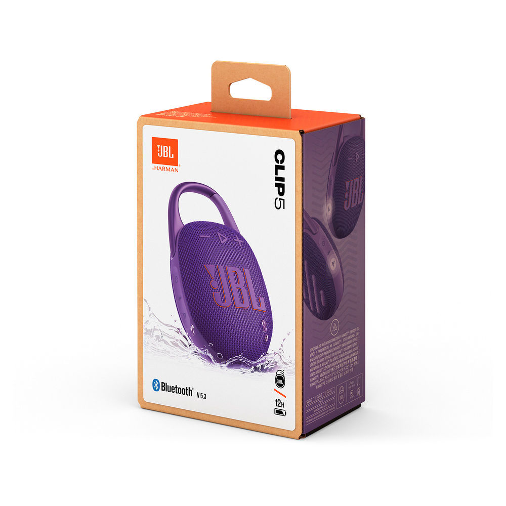 JBL BT Lautsprecher Clip 5  lila Multimedia & Technik