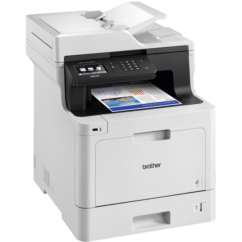 Brother FL DCP L8410CDW Farblaser Multifunktionsgeraet 3in1 WLan Duplex Drucker & Scanner