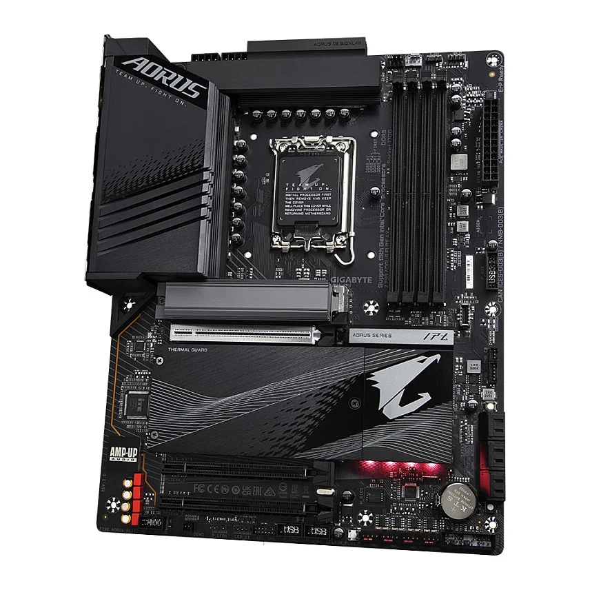GIGABYTE Z790 AORUS ELITE AX Motherboard   Unterstuetzt Intel Core 14  Generation CPUs  16  2 1 Phasen Digital VRM  bis zu 7600MHz DDR5  OC   4xPCIe 4 0 M 2  Wi Fi 6E  2 5GbE LAN  USB 3 2 Gen 2x2 PC-Komponenten