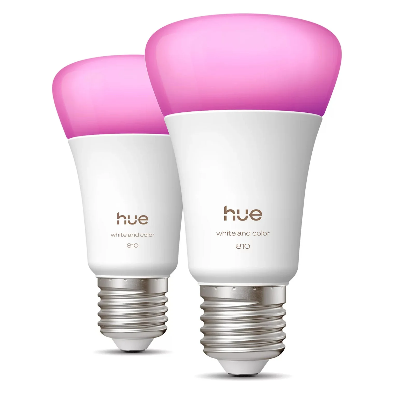 Philips Hue White and Color ambiance A60   Smarte Lampe E27   810 lm Leuchtmittel