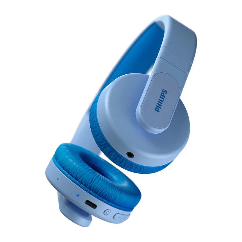 Philips TAK4206BL 00 Kopfhoerer   Headset Verkabelt   Kabellos Kopfband Anrufe Musik USB Typ C Bluetooth Blau Over-Ear