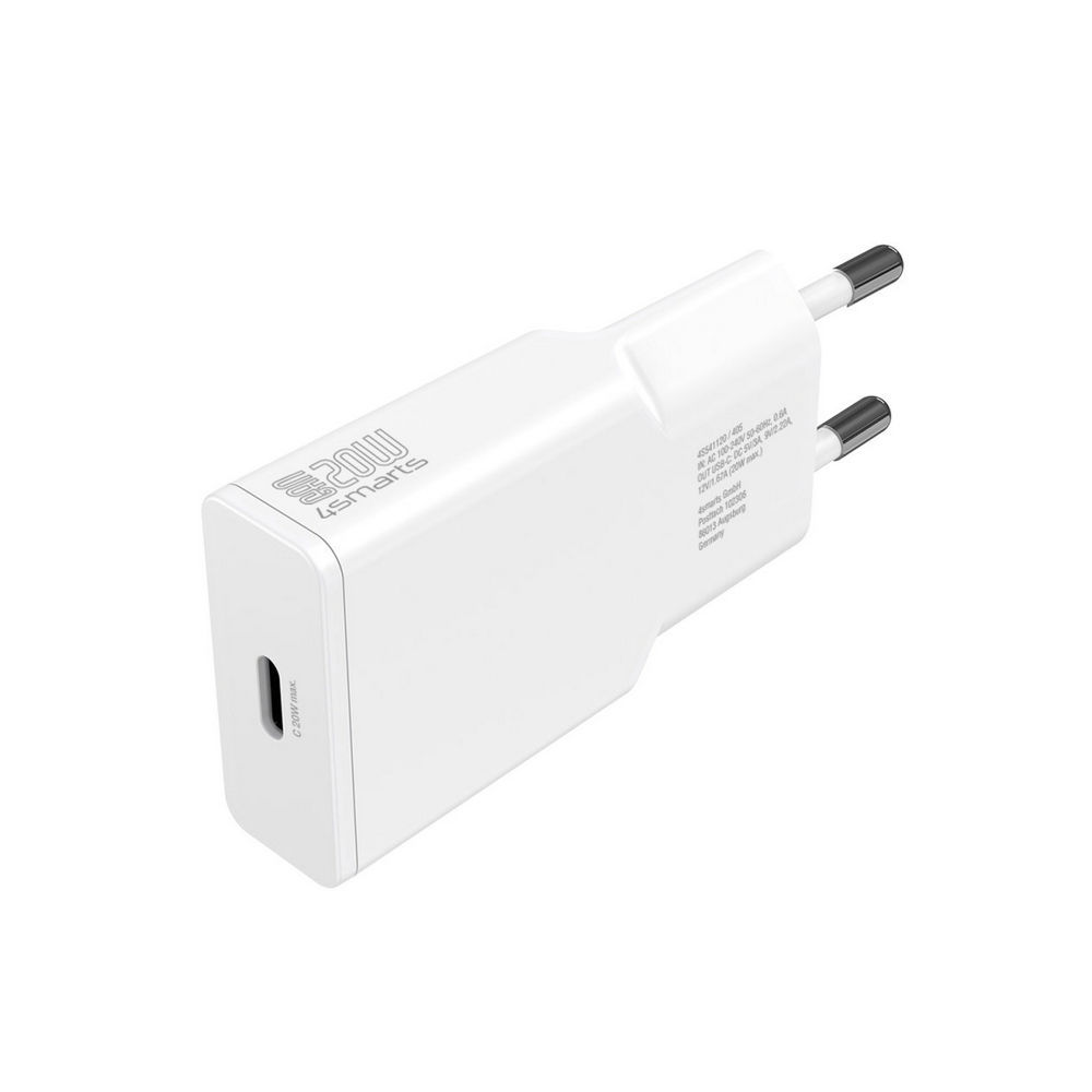 4SMARTS Ladegert PDPlug Slim 20W GaN 1C   USB C Kabel 1 5 m Notebook & Tablet Zubehoer