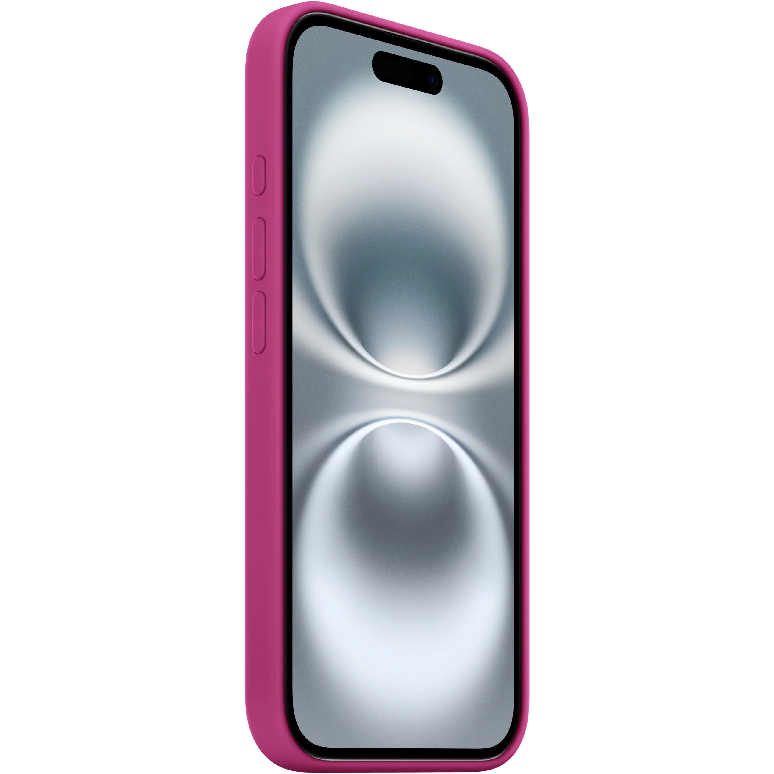 Apple iphone16 silicone case with magsafe   fuchsia Notebook & Tablet Zubehoer