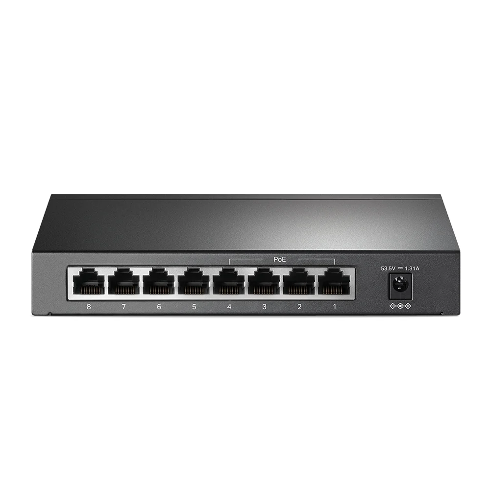 TP Link 8 Port 10 100Mbps Desktop Switch mit 4 Port PoE  Switches