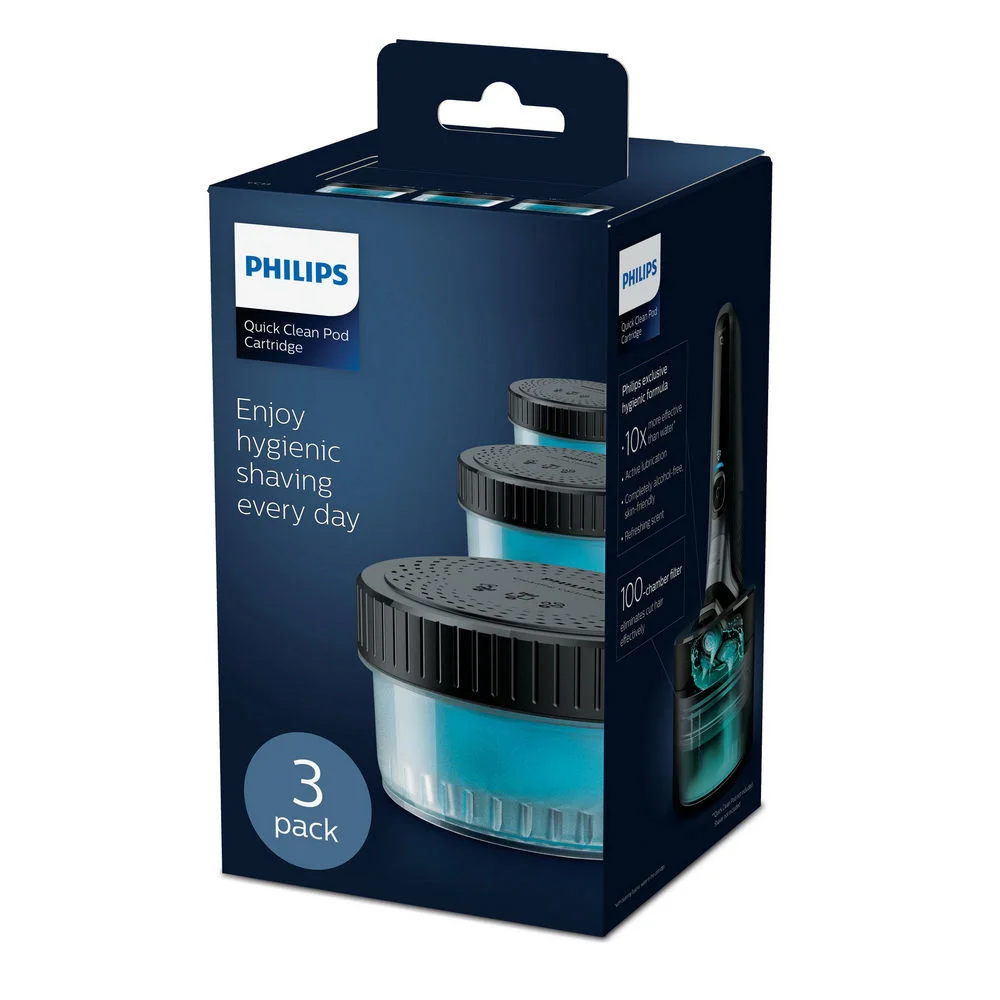 Philips Reinigungskartuschen Quick Clean CC13 50  3 St  Rasierer & Epilierer