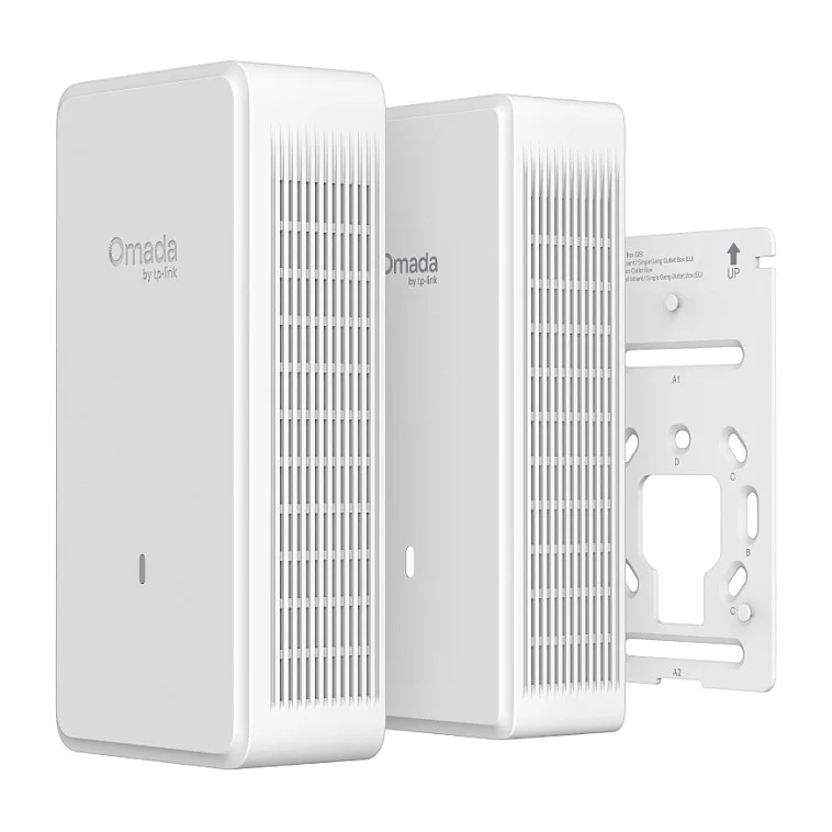 TP Link Omada EAP775 Wall BE11000 Wall Plate Wi Fi 7 Access Point Access Points